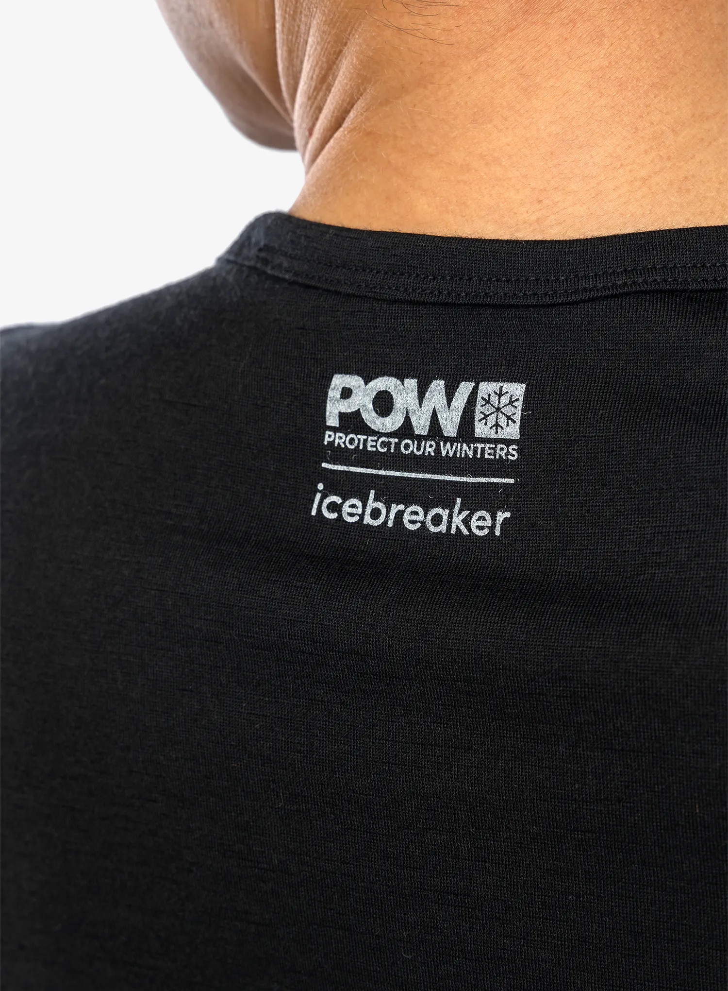 Termo flis jopa Icebreaker Merino 200 Oasis LS Crewe POW - black