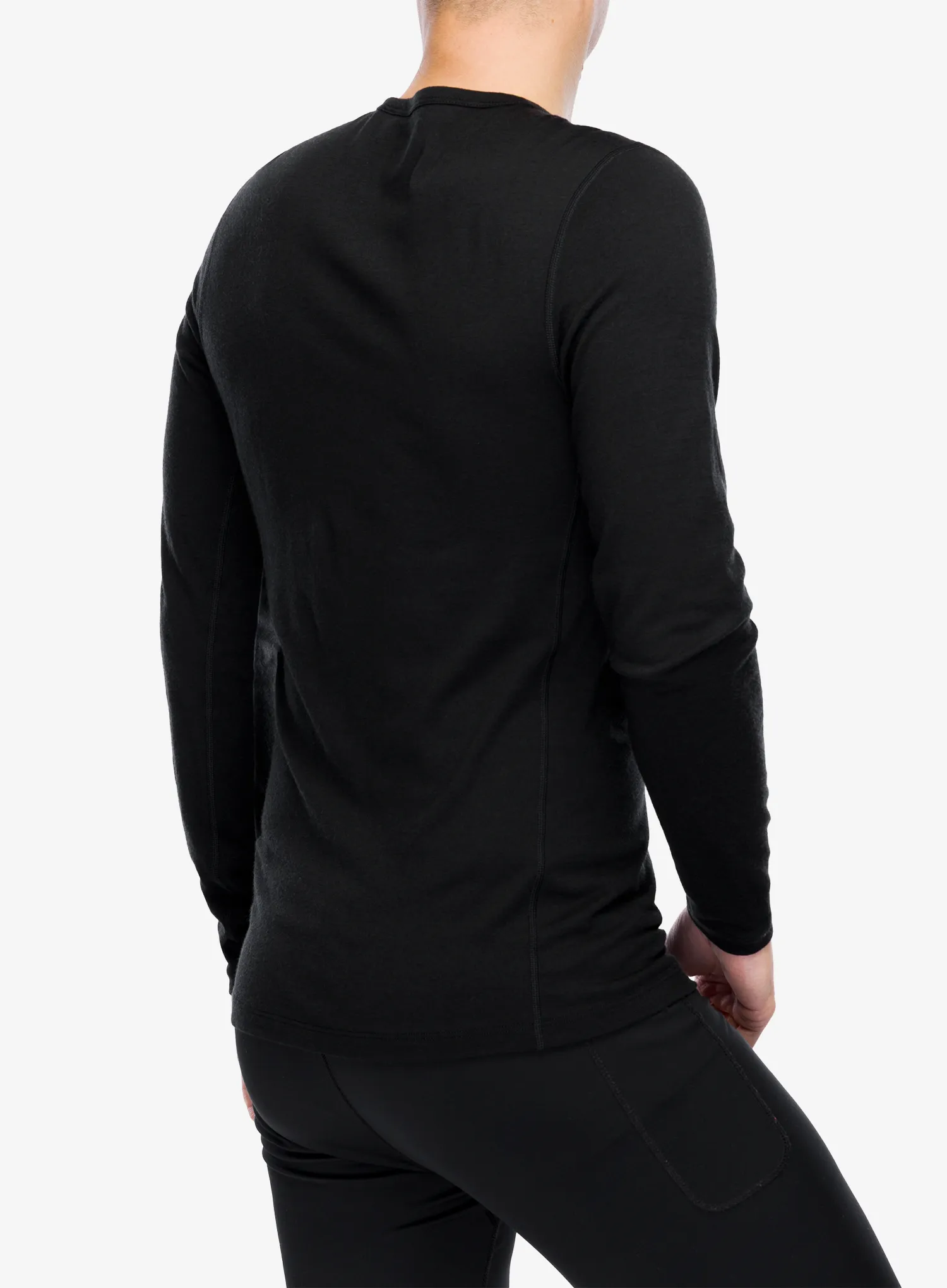 Termo flis jopa Icebreaker Merino 200 Oasis LS Crewe Remarkables - black