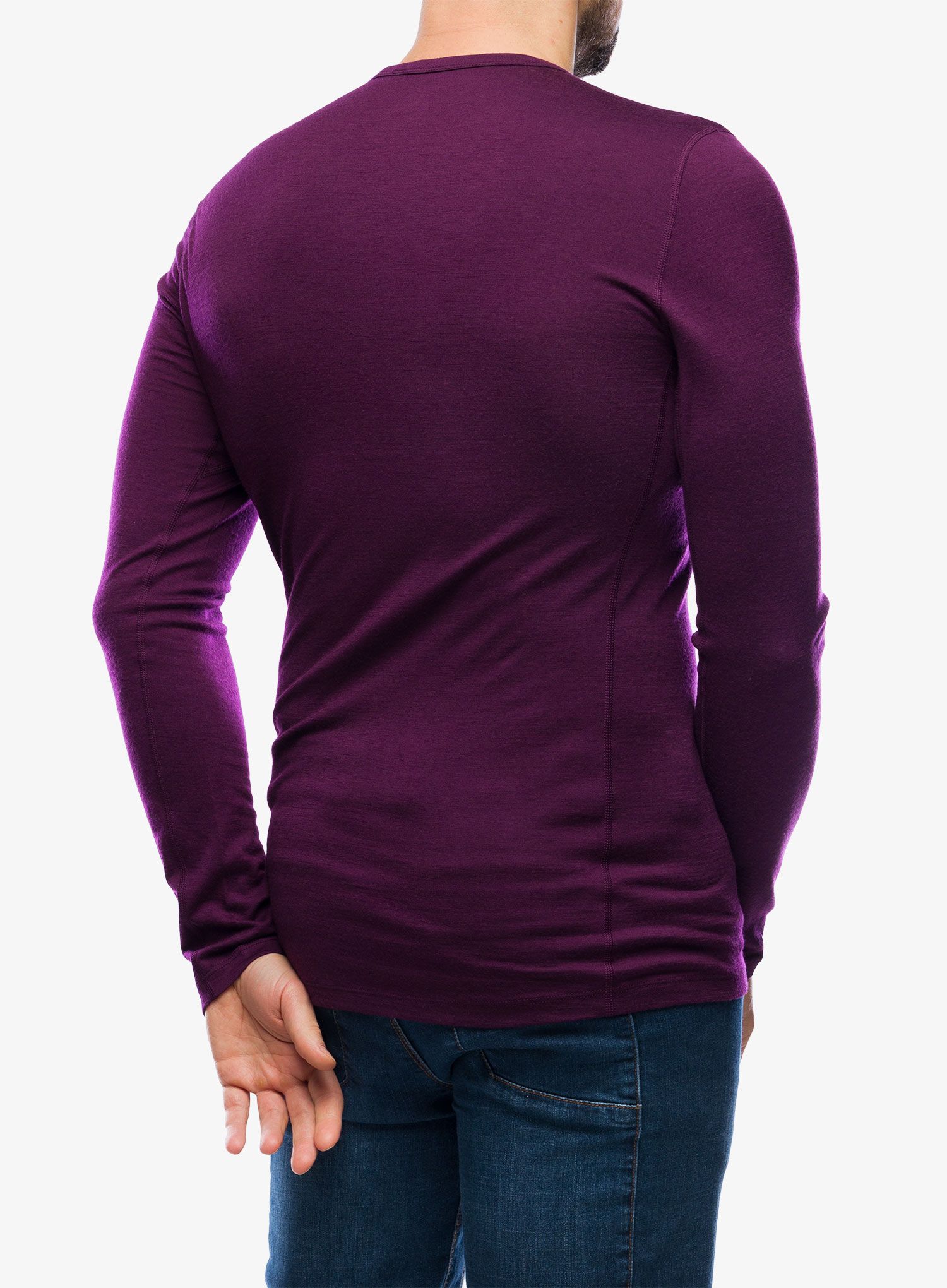 Termo flis jopa Icebreaker Merino 200 Oasis LS Crewe Remarkables - nightshade