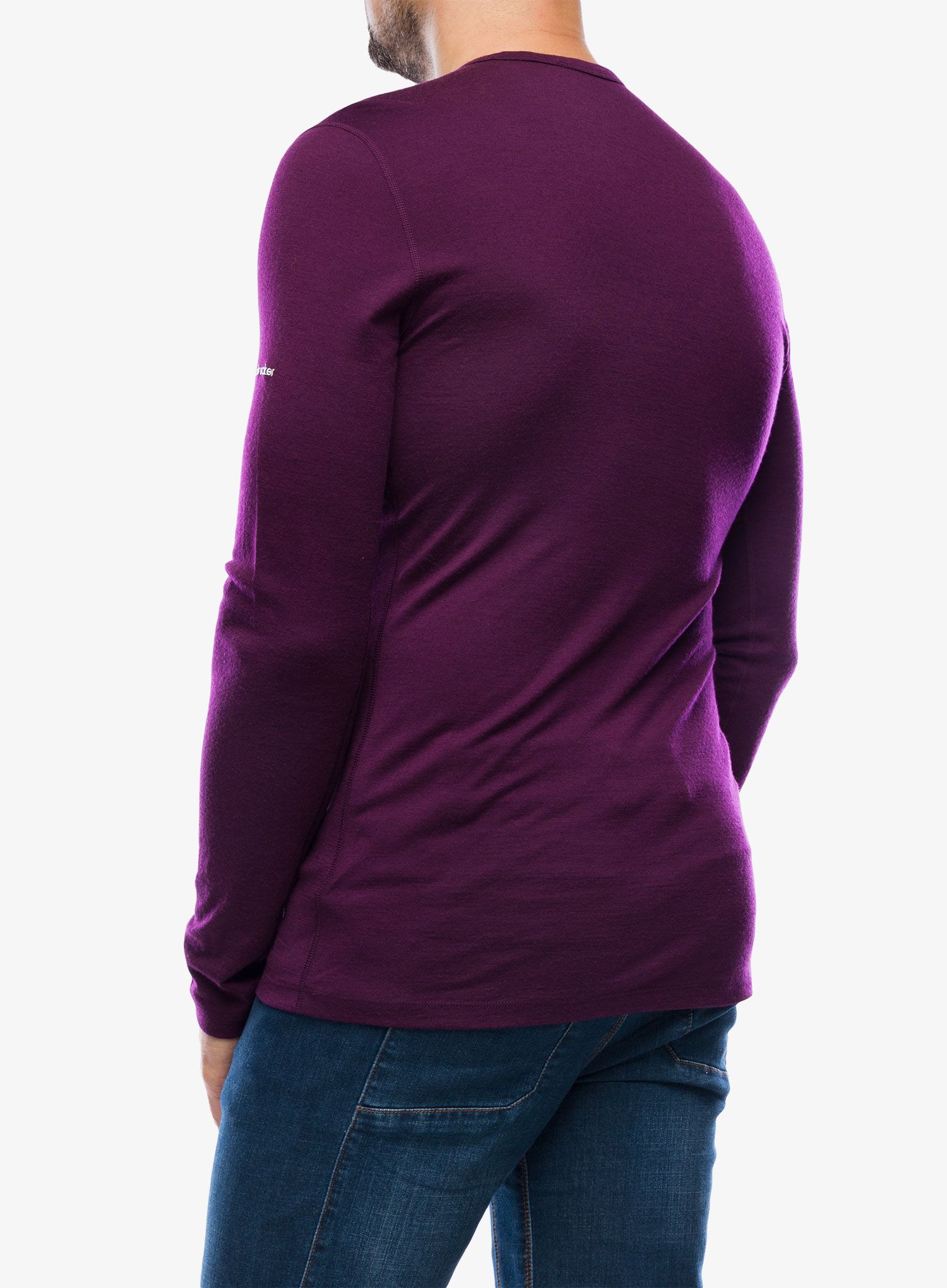 Termo flis jopa Icebreaker Merino 200 Oasis LS Crewe Remarkables - nightshade