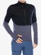 Puloverji brez kapuce Icebreaker Merino 200 Realfleece Descender LS Half Zip - black/graphite/cb
