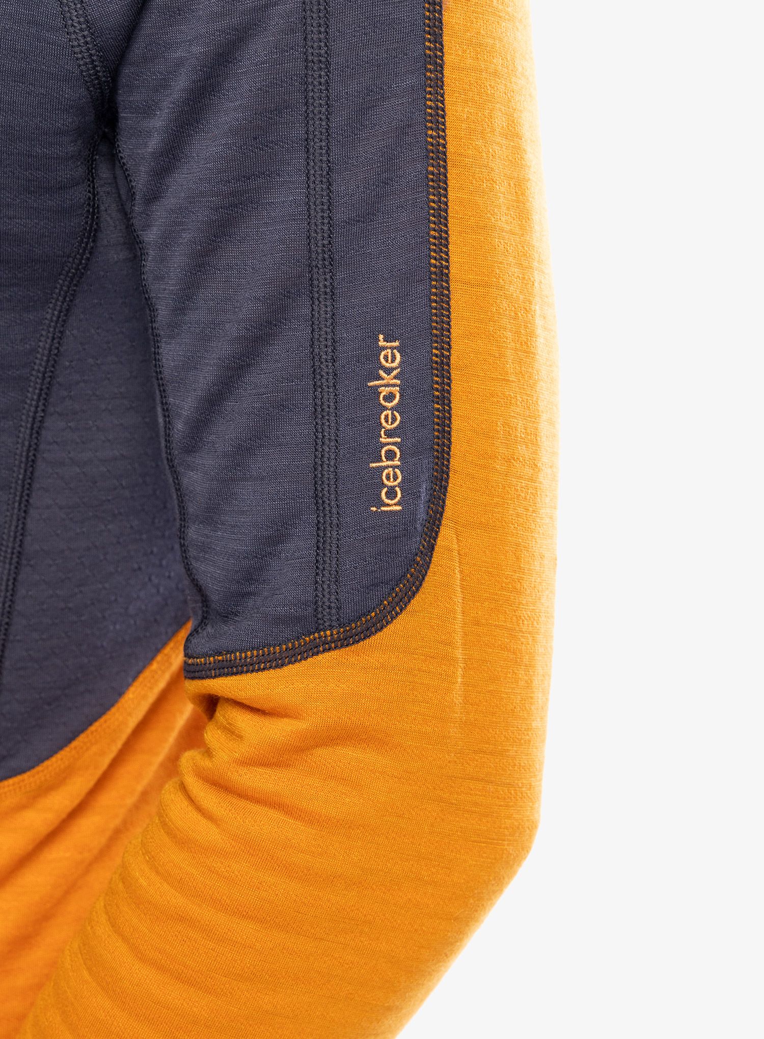 Puloverji brez kapuce Icebreaker Merino 200 Realfleece Descender LS Half Zip - graphite/ray/feldsar/cb