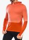 Termo flis jopa Icebreaker Merino 200 Sonebula LS Half Zip Hood - molten/ember