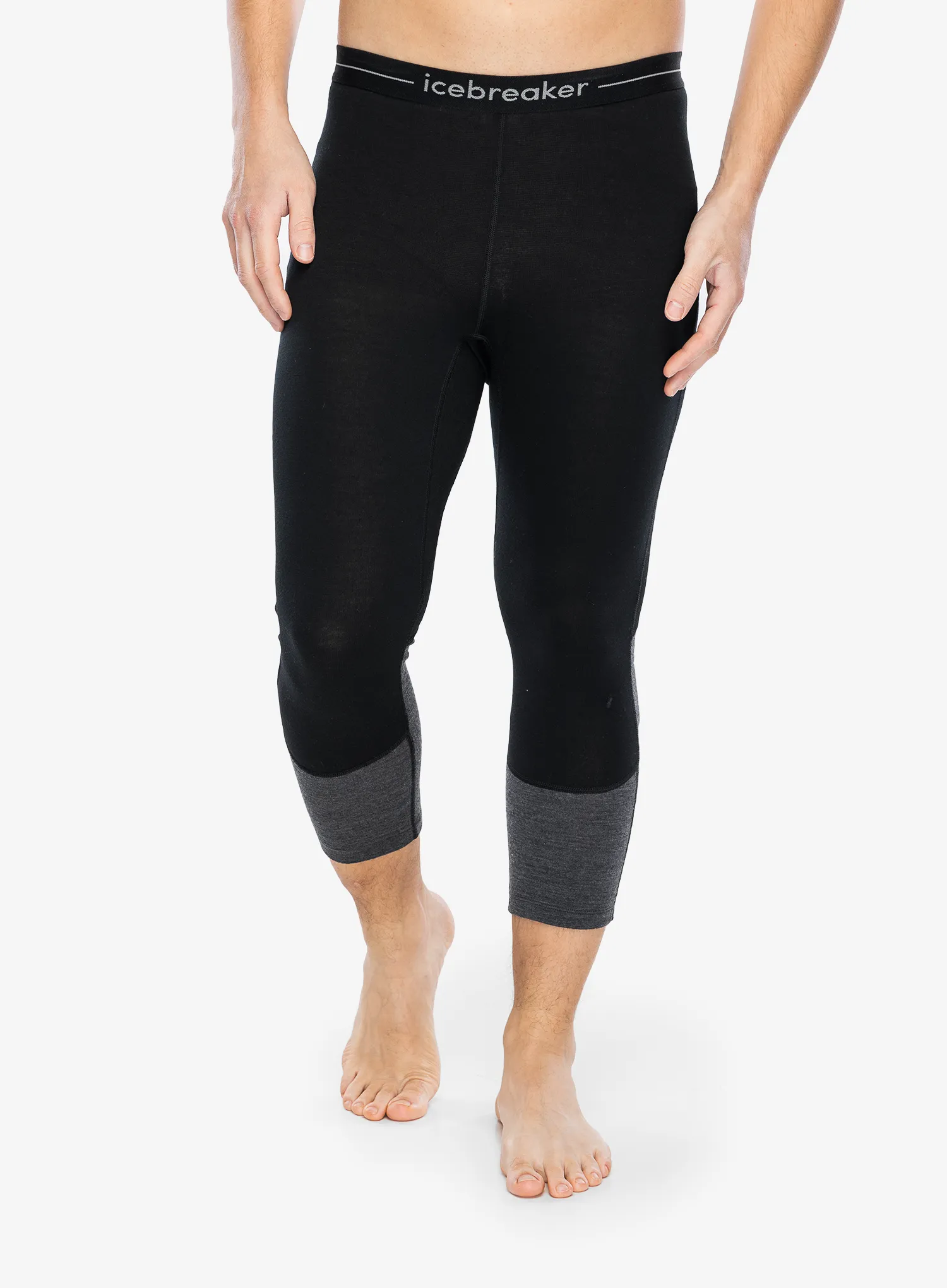 Termo pajkice Icebreaker Merino 260 ZoneKnit Legless - black/jet