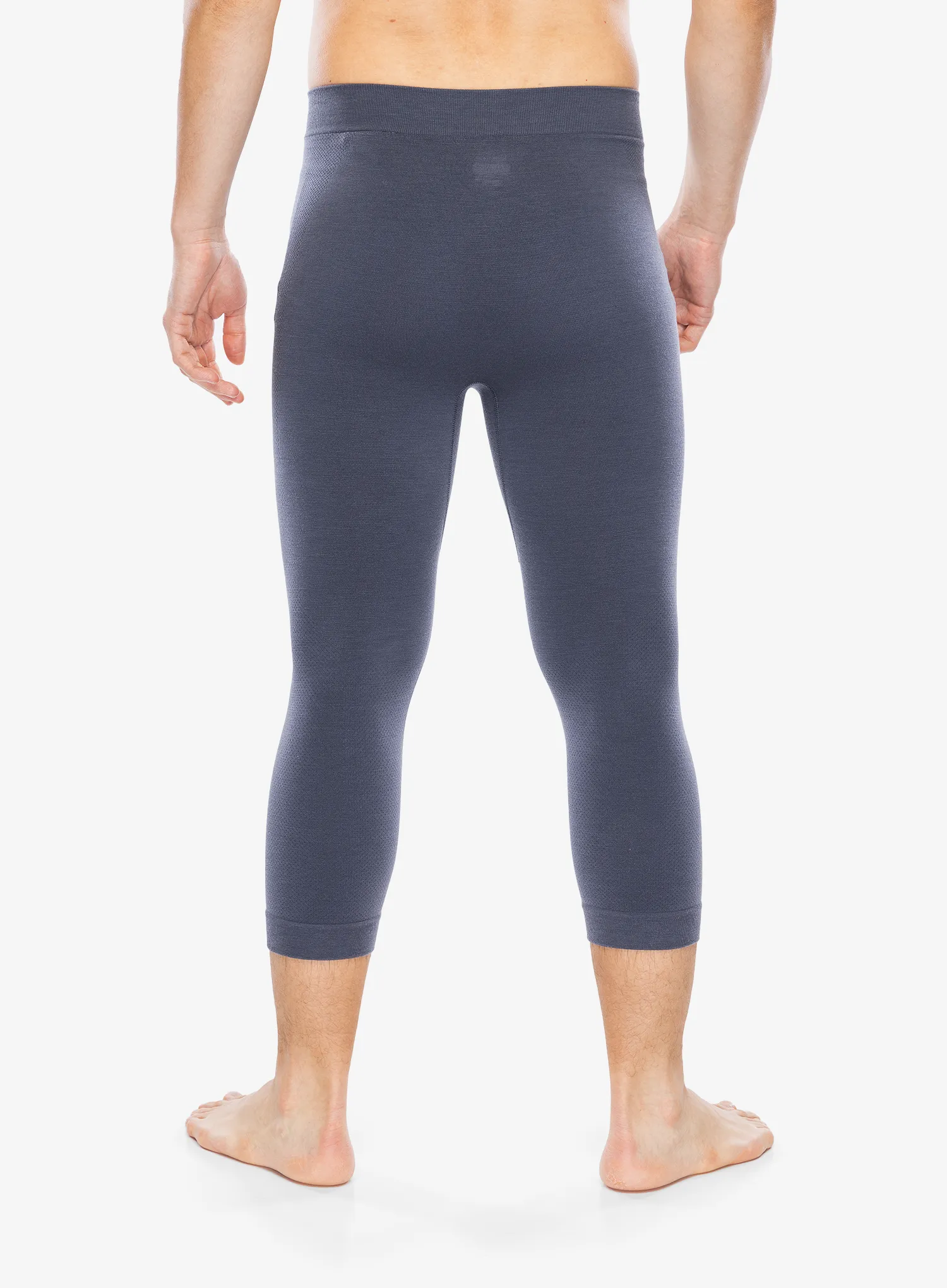 Termo pajkice Icebreaker Merino 260 Zoneknit Seamless 3/4 Tights - graphite