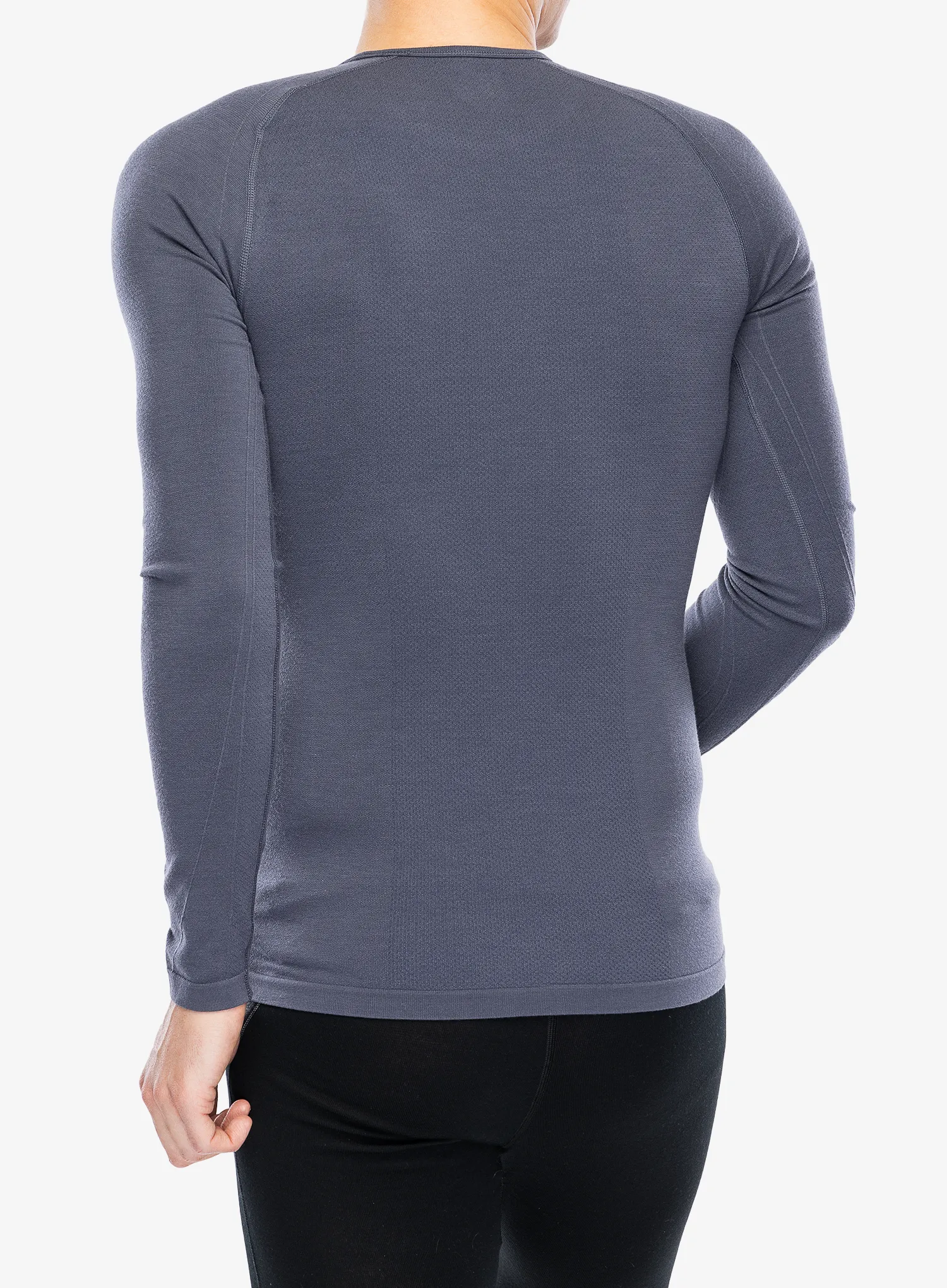 Termo flis jopa Icebreaker Merino 260 Zoneknit Seamless LS Crewe - graphite