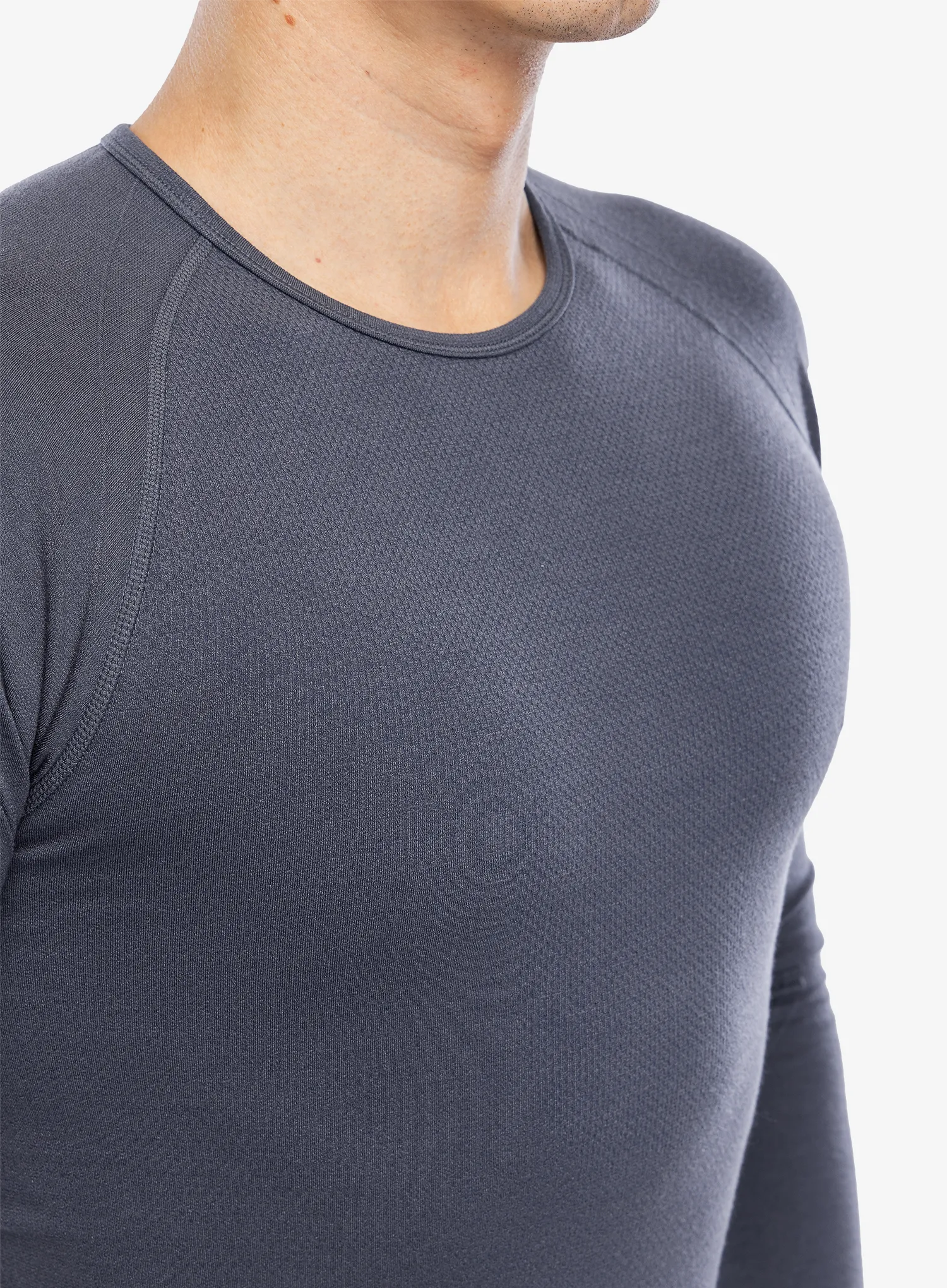 Termo flis jopa Icebreaker Merino 260 Zoneknit Seamless LS Crewe - graphite