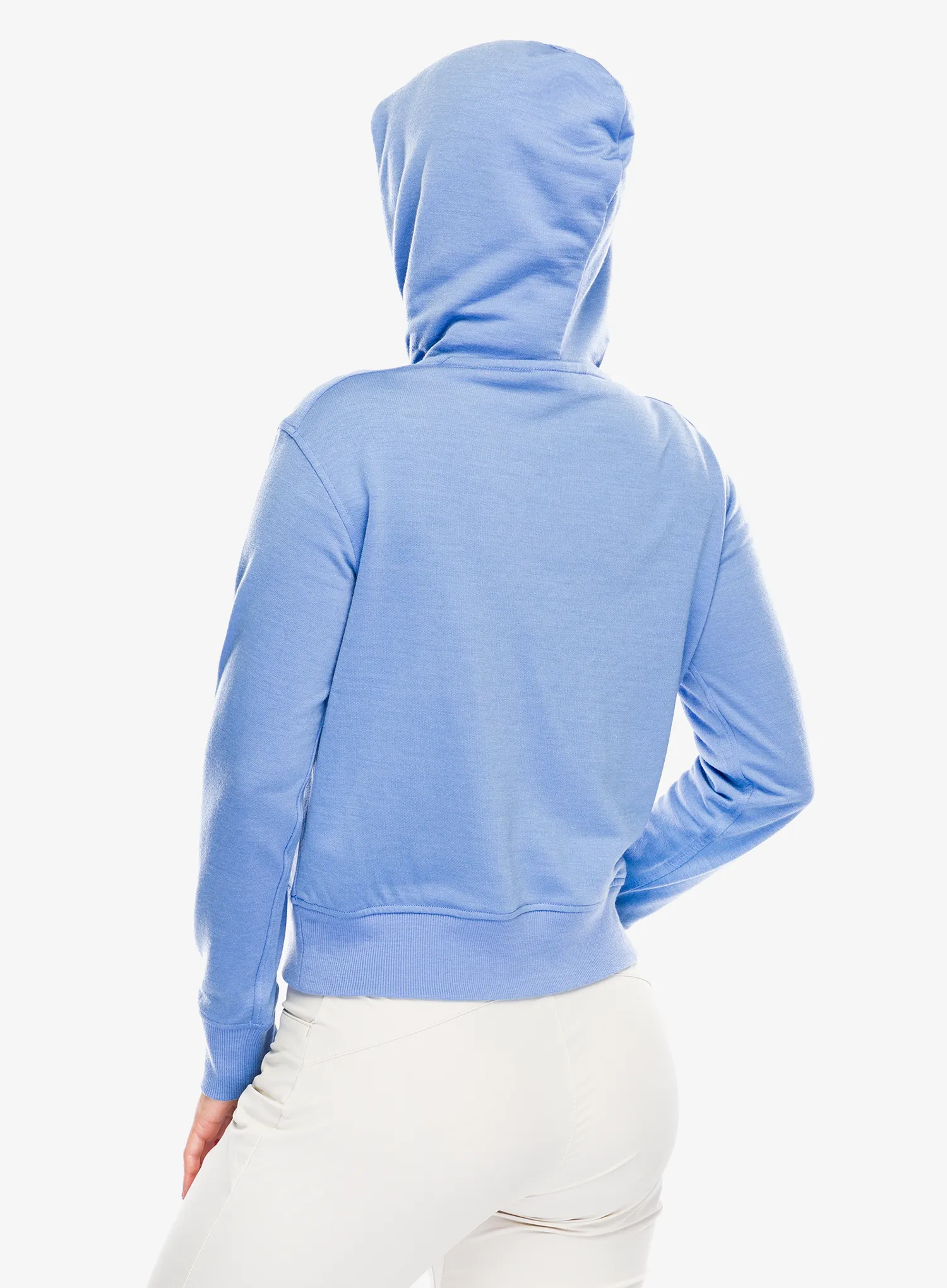 Ženska jopa s kapuco Icebreaker Merino Crush II LS Hoodie - baja
