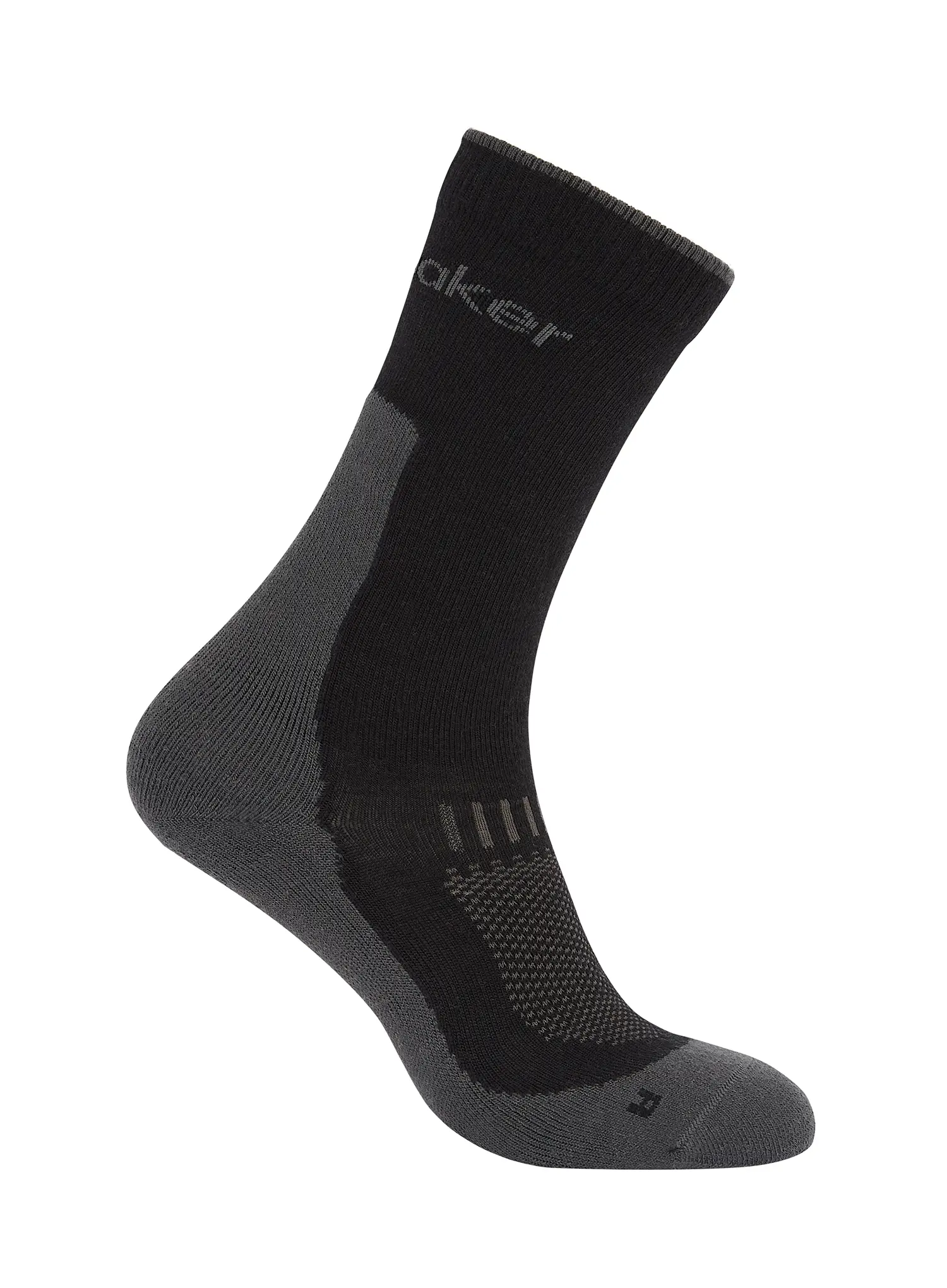 Pohodniške nogavice Icebreaker Merino Hike+ Light Crew - obsidian