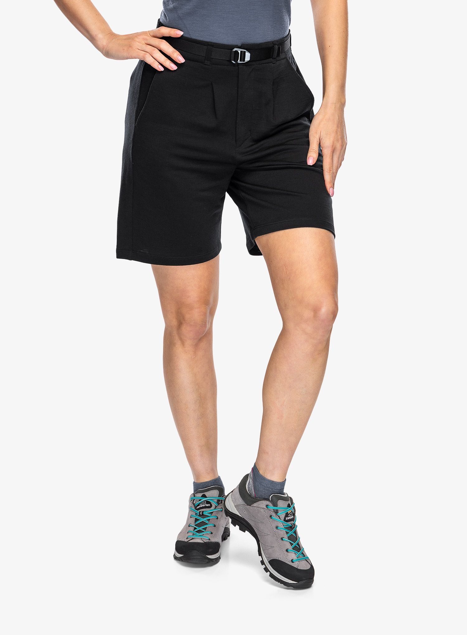 Ženske kratke hlače Icebreaker Merino IB X TNF Shorts - black