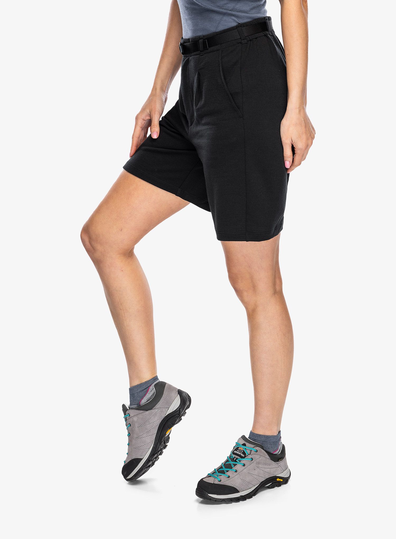 Ženske kratke hlače Icebreaker Merino IB X TNF Shorts - black