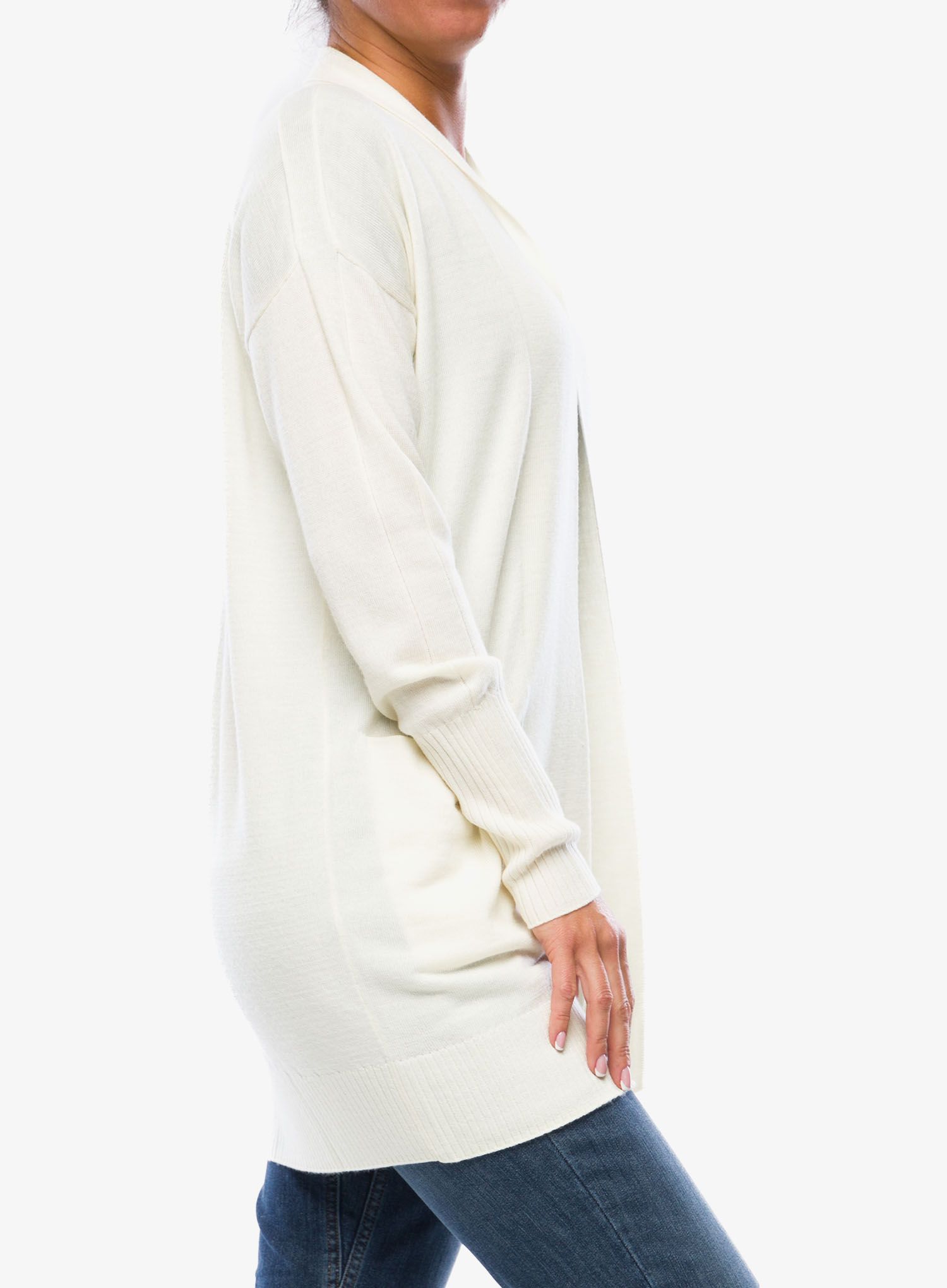 Ženski pulover Icebreaker Merino Iseo Long Cardigan Sweater - undyed