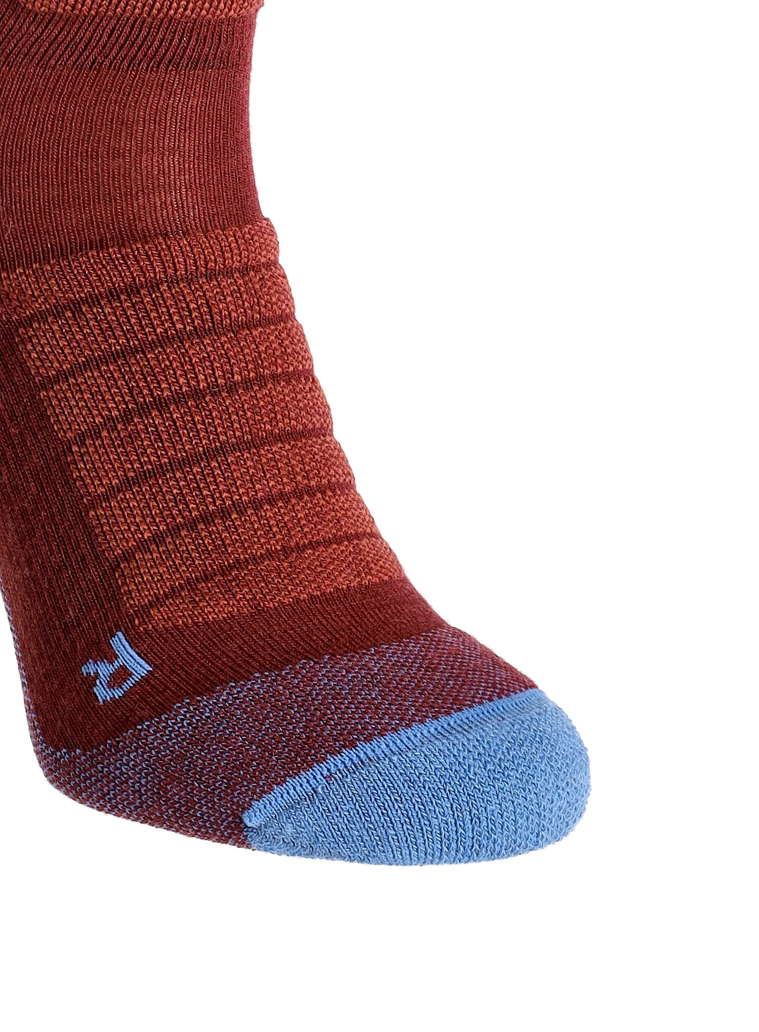 Ženske smučarske nogavice Icebreaker Merino Ski+ Medium OTC - port/baja/cedar wood