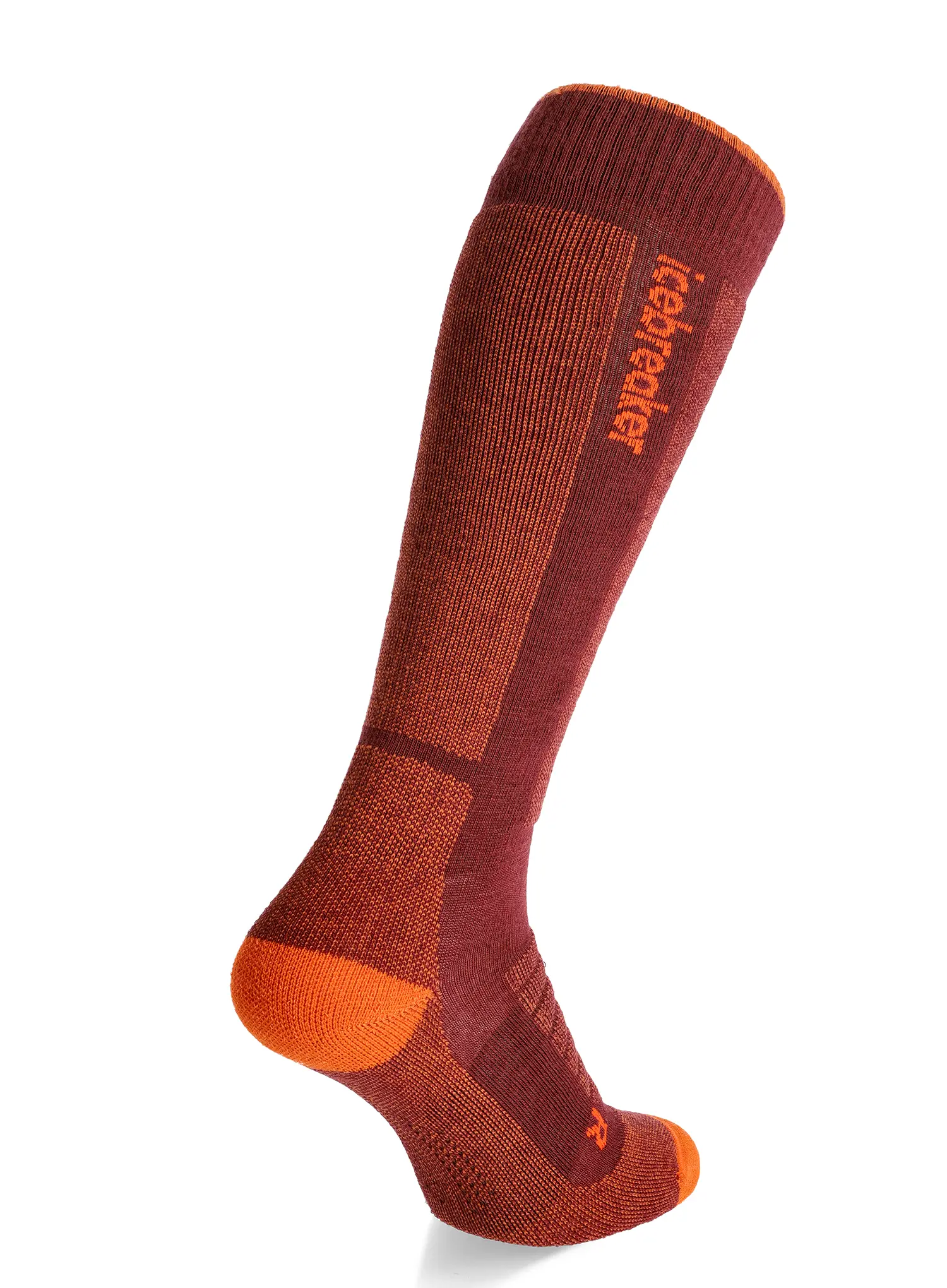 Smučarske nogavice Icebreaker Merino Ski+ Medium OTC - port/blaze/cedar wood
