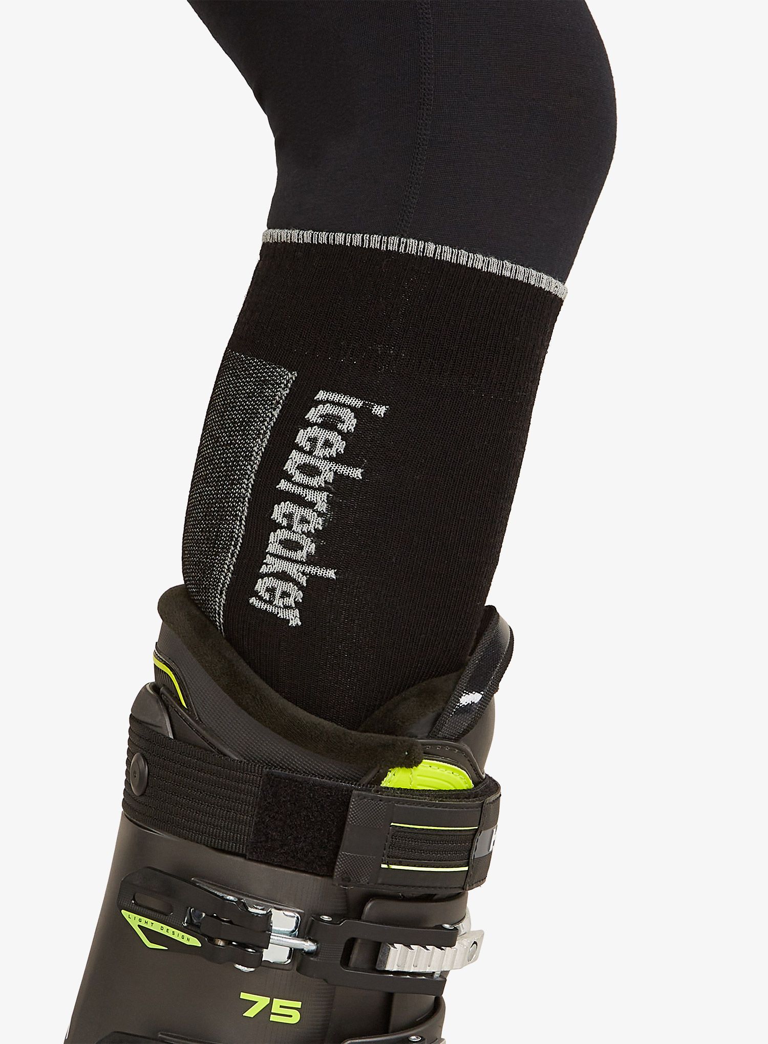 Smučarske nogavice Icebreaker Merino Ski+ Ultralight OTC - black/ether/graphite