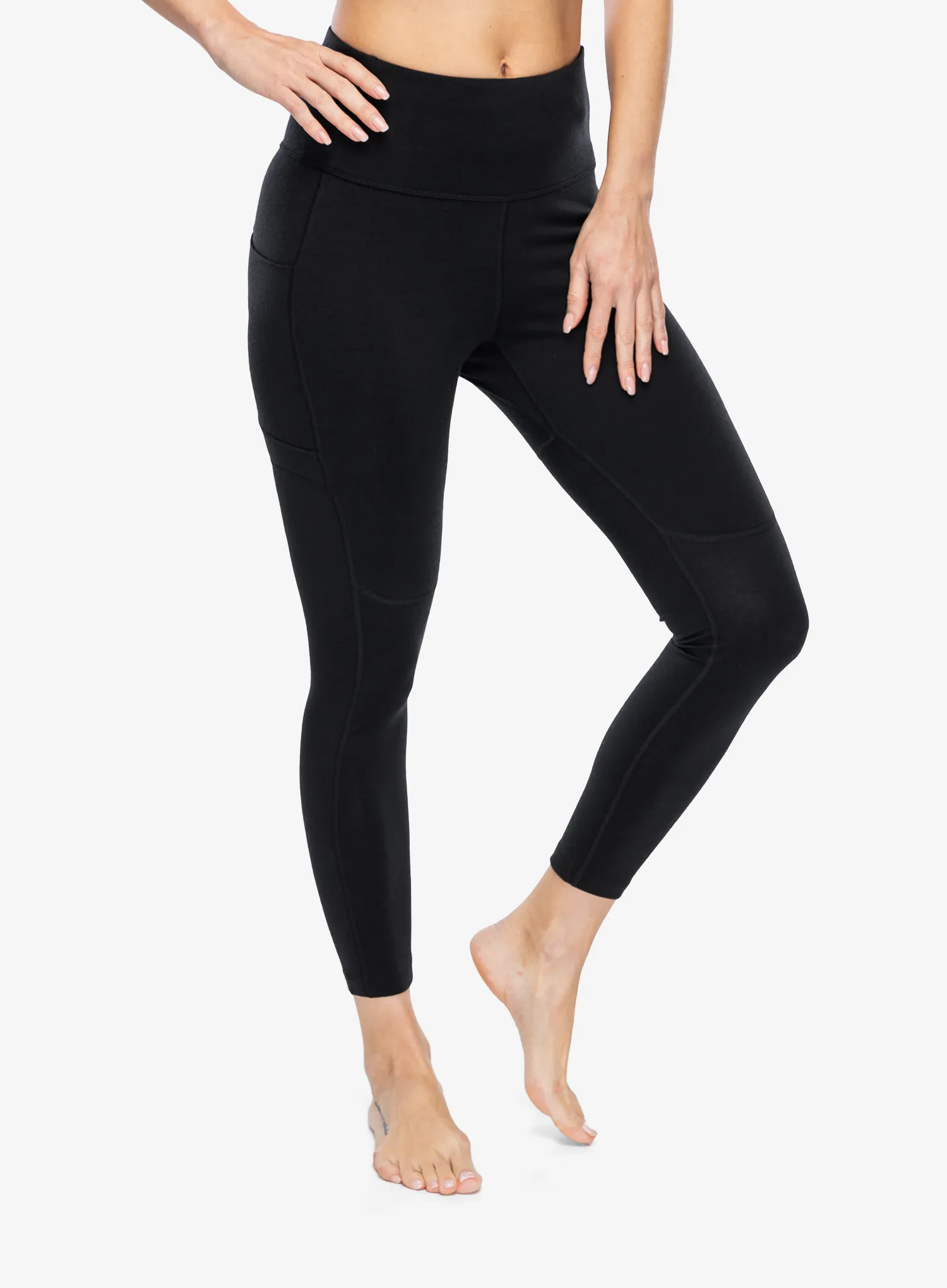 Ženske pajkice Icebreaker Merino Speed Winter Tights - black