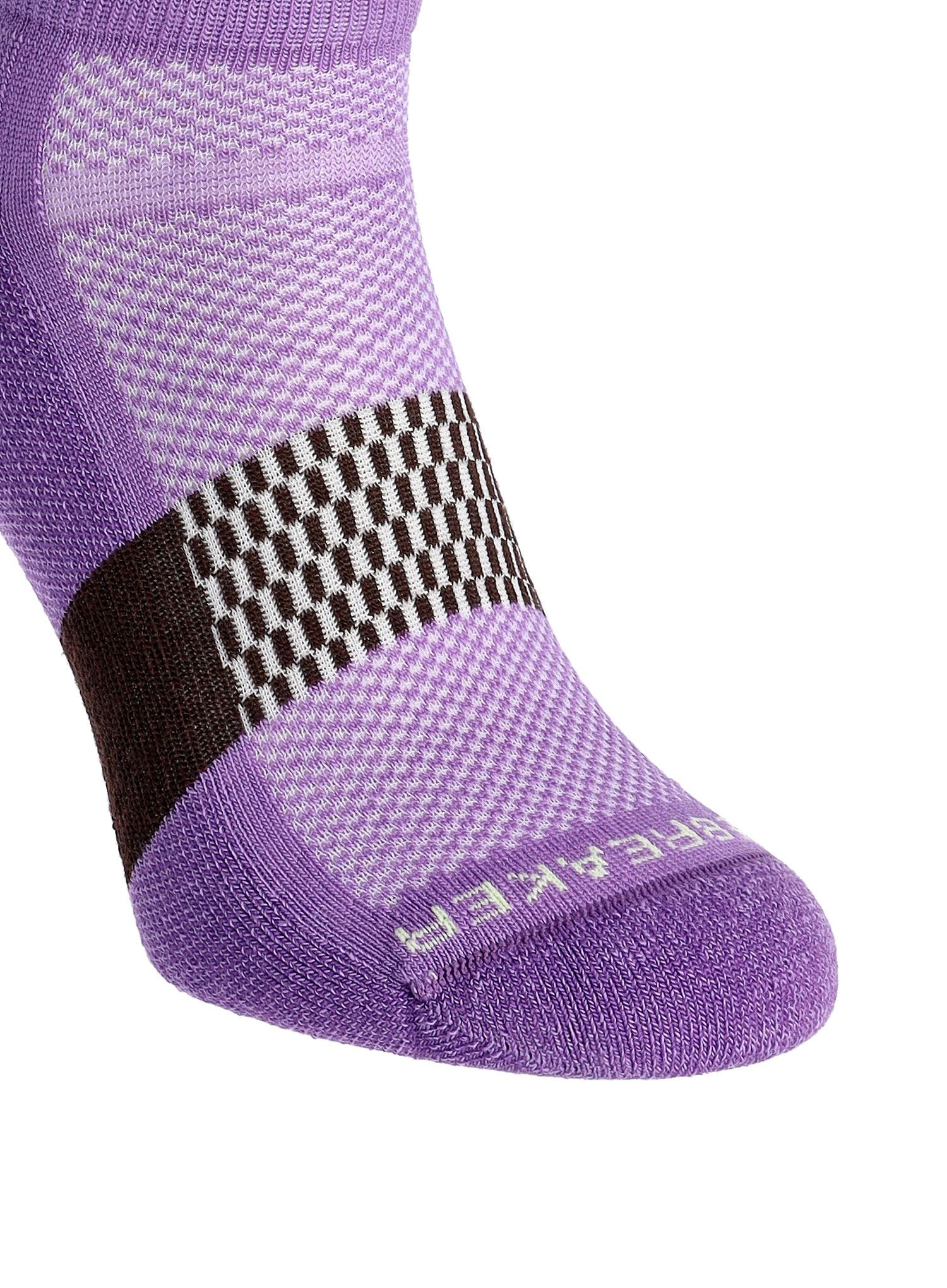 Ženske nogavice Icebreaker Multisport Light Mini - magic/glazen/bittersweet