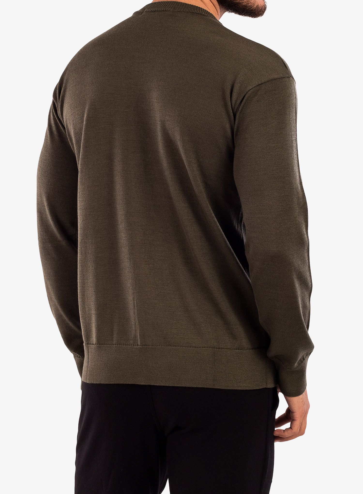 Moški pulover Icebreaker Nova Sweater Sweatshirt - loden