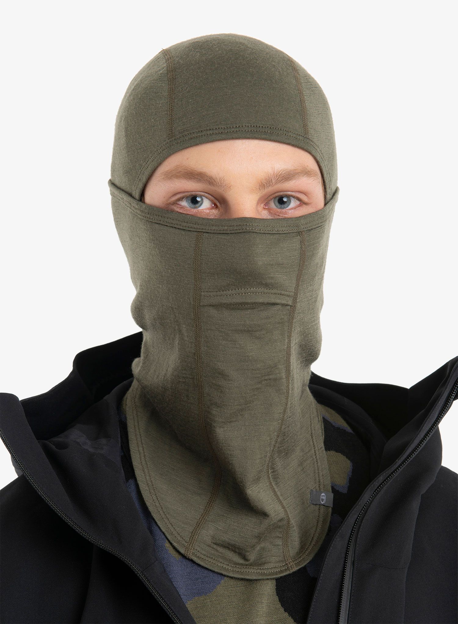 Smučarska podkapa Icebreaker Merino 200 Oasis Balaclava - loden