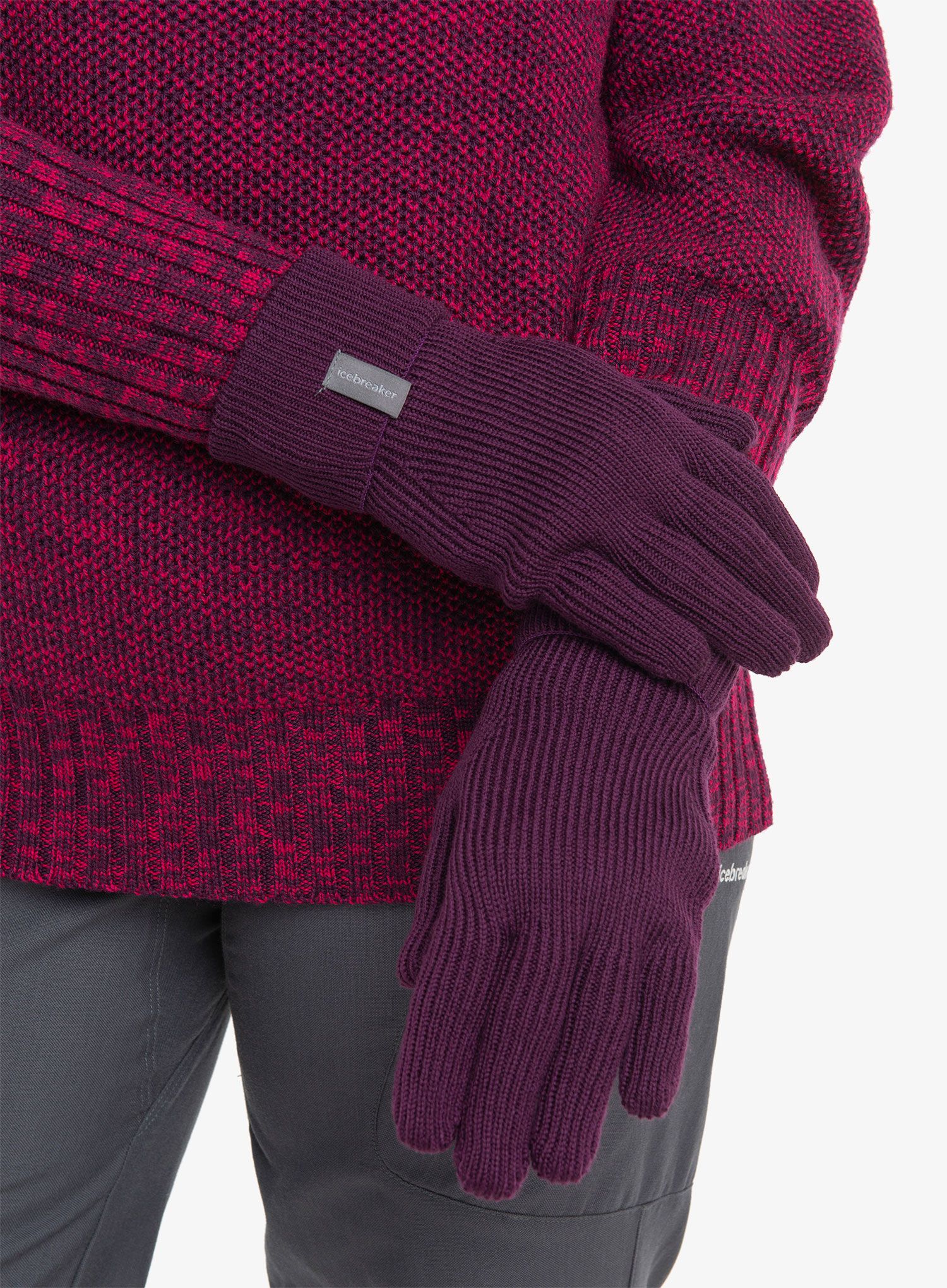 Volnene rokavice Icebreaker Rixdorf Gloves - nightshade