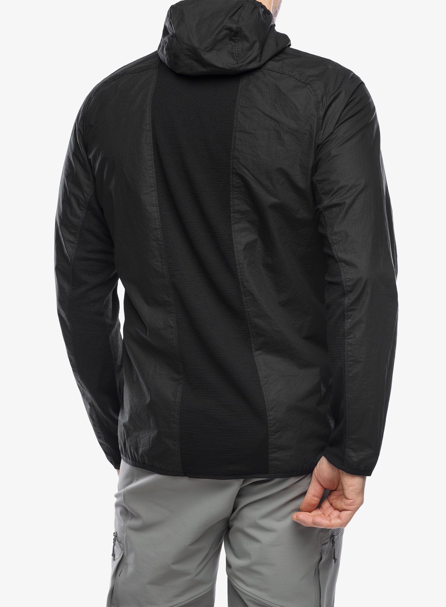 Softshell jakna Icebreaker Shell+ Cotton Windbreaker - black