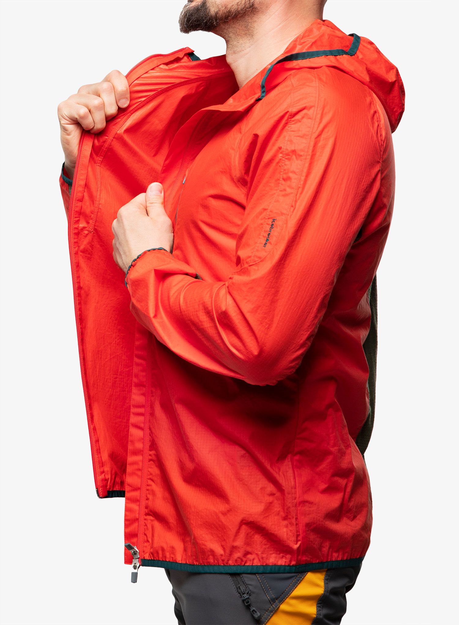 Softshell Icebreaker Shell+ Cotton Windbreaker - earth/loden