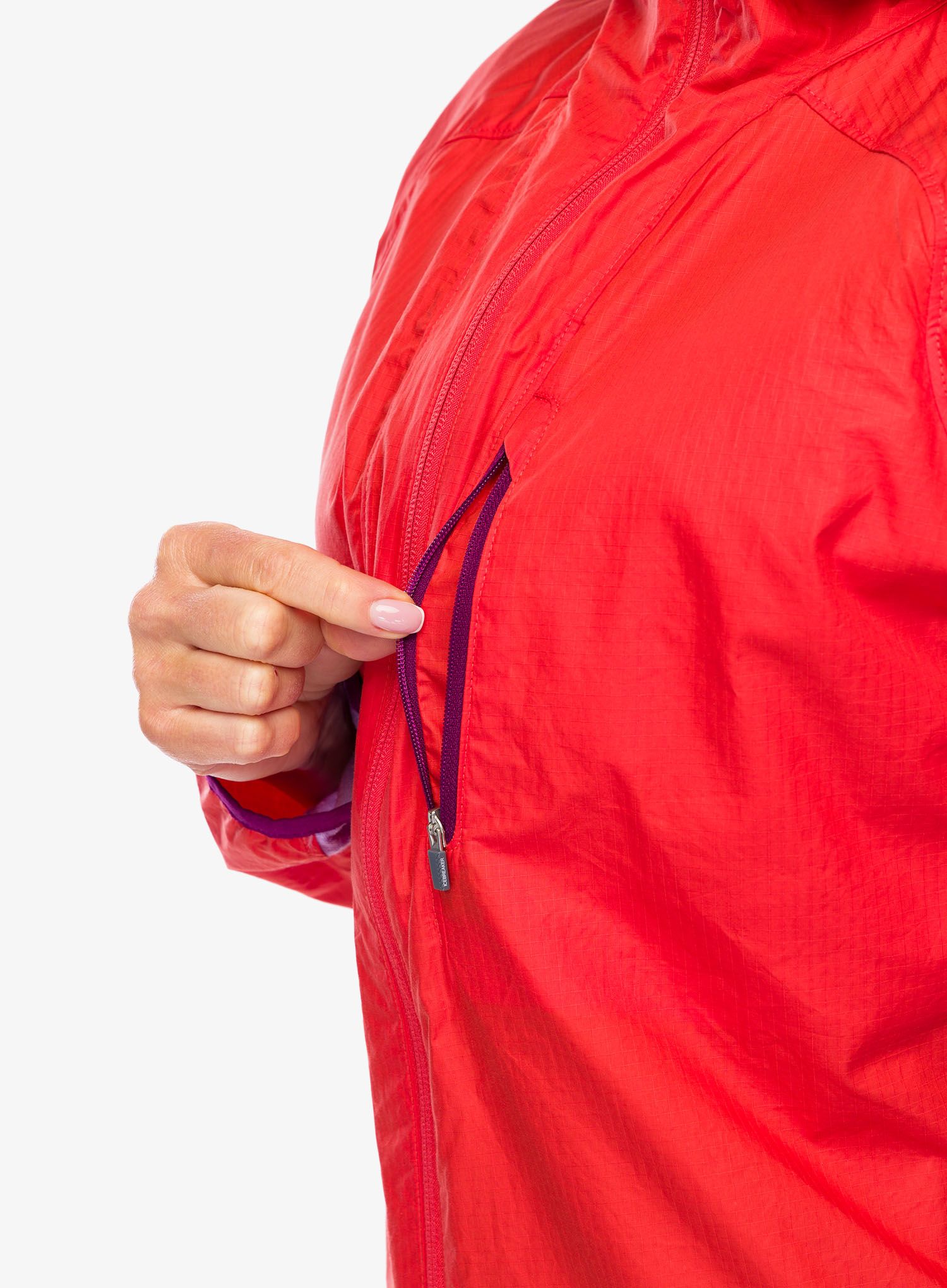 Ženski softshell Icebreaker Shell+ Cotton Windbreaker - earth/purple