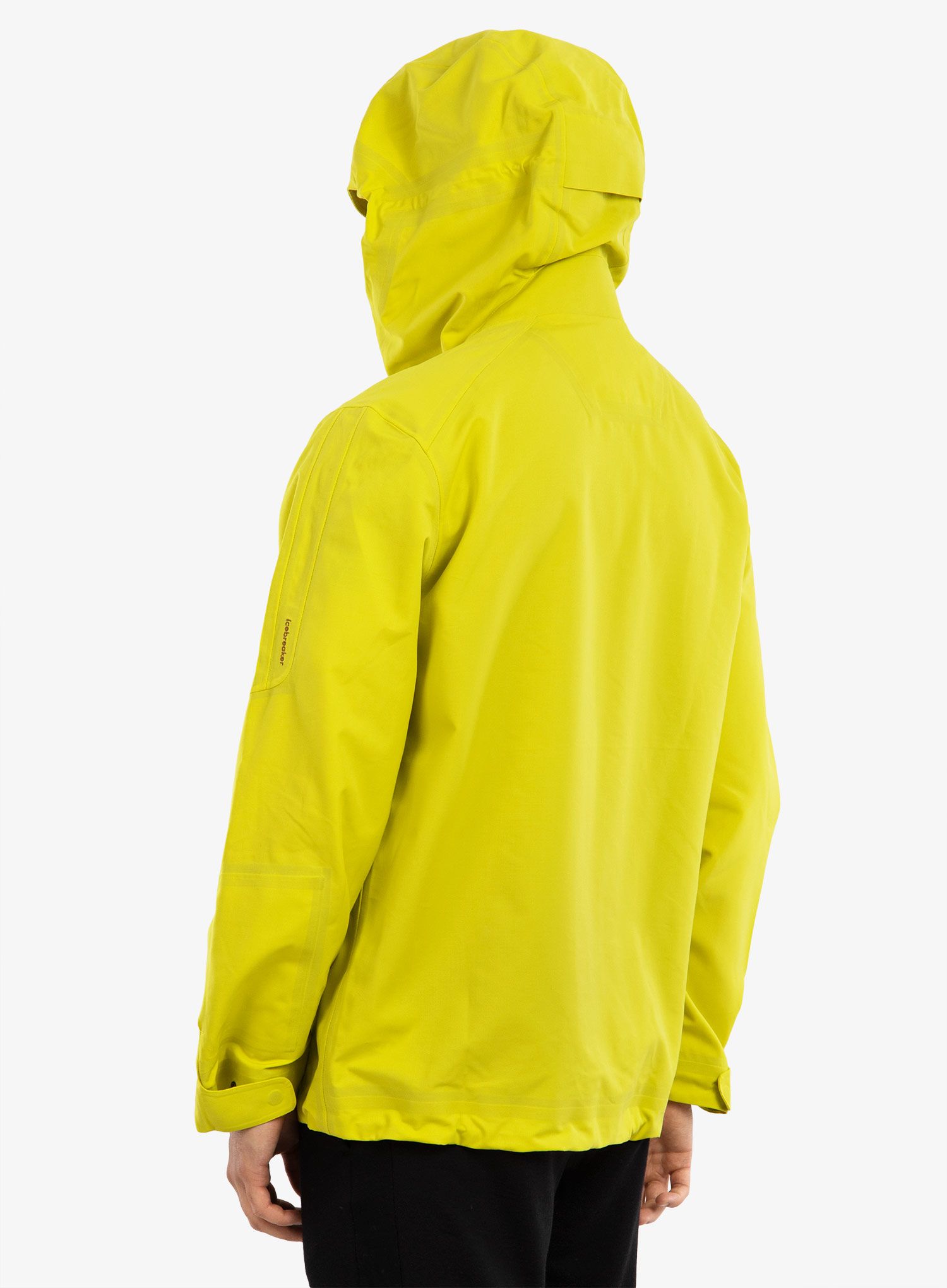 Moška jakna Icebreaker Shell+ Hooded Jacket - shine