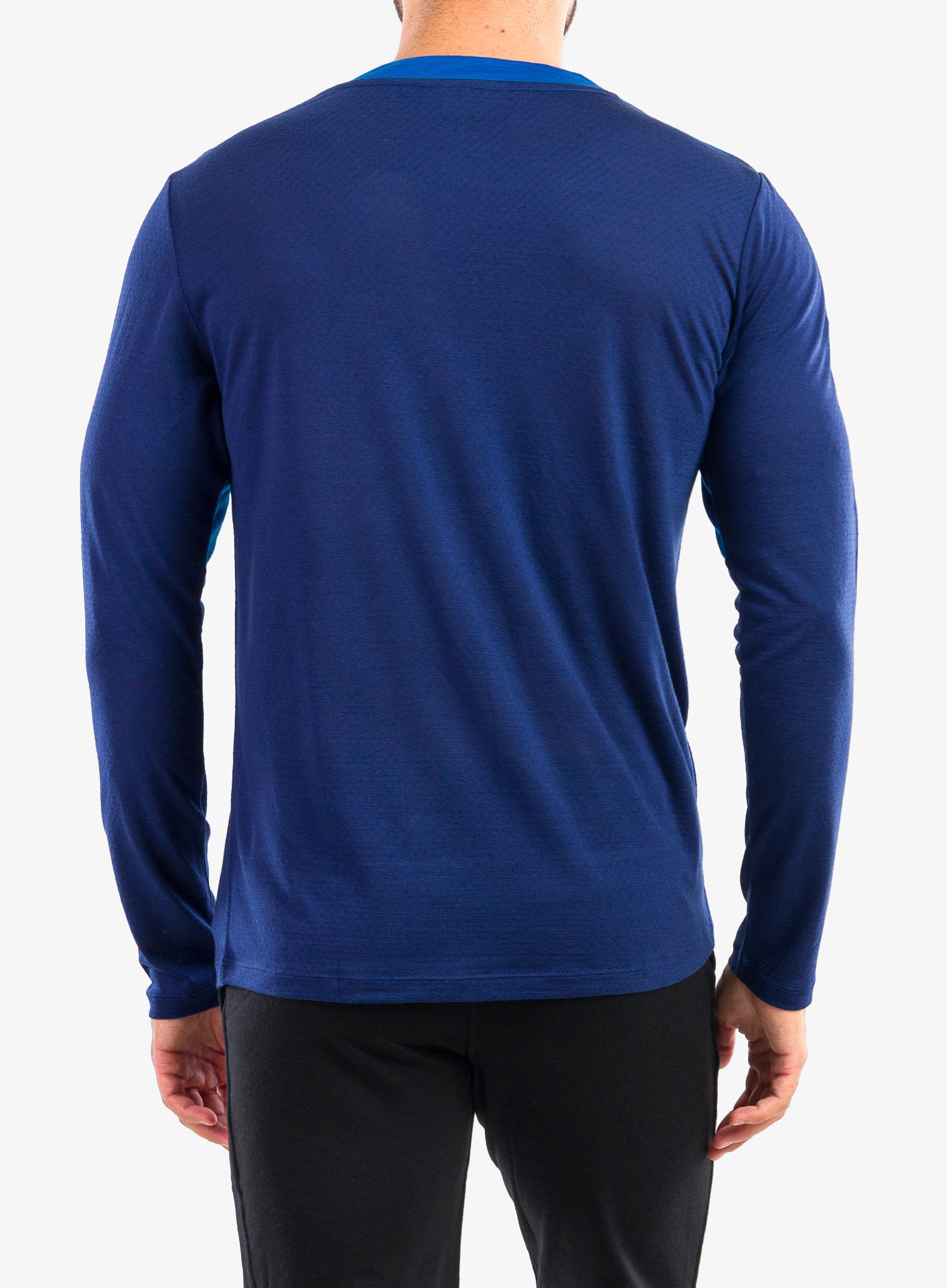 Moška jopica Icebreaker ZoneKnit LS Tee - lazurite/royal navy