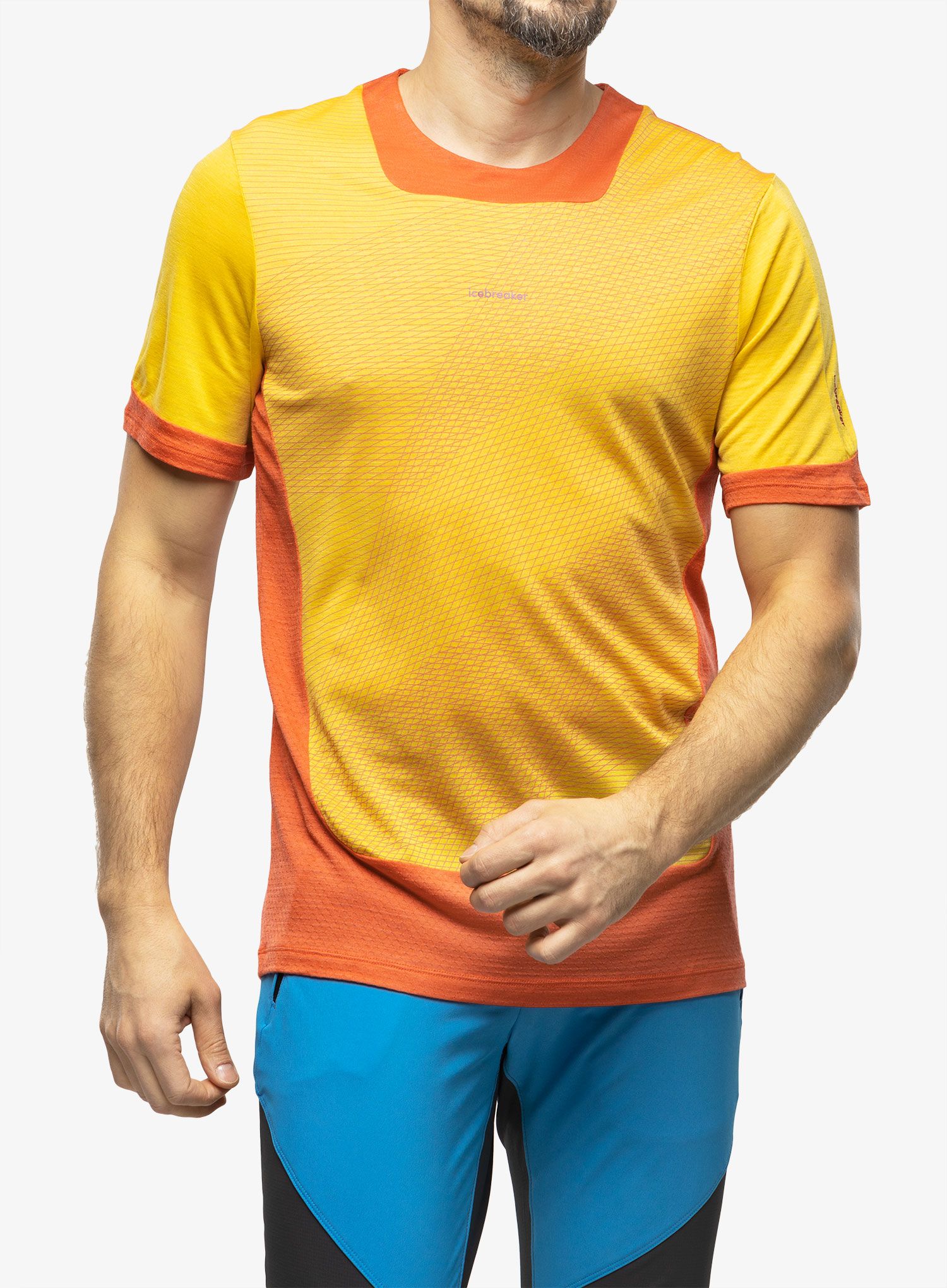Moška majica Icebreaker ZoneKnit SS Tee Geodetic - summer/earth