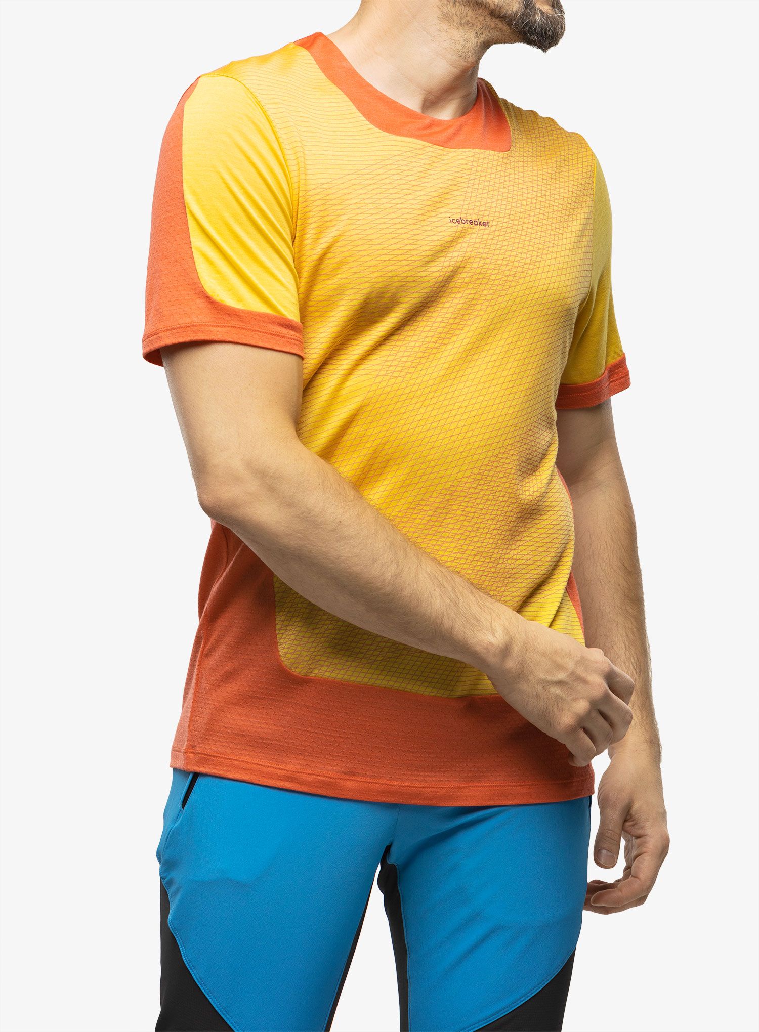 Moška majica Icebreaker ZoneKnit SS Tee Geodetic - summer/earth