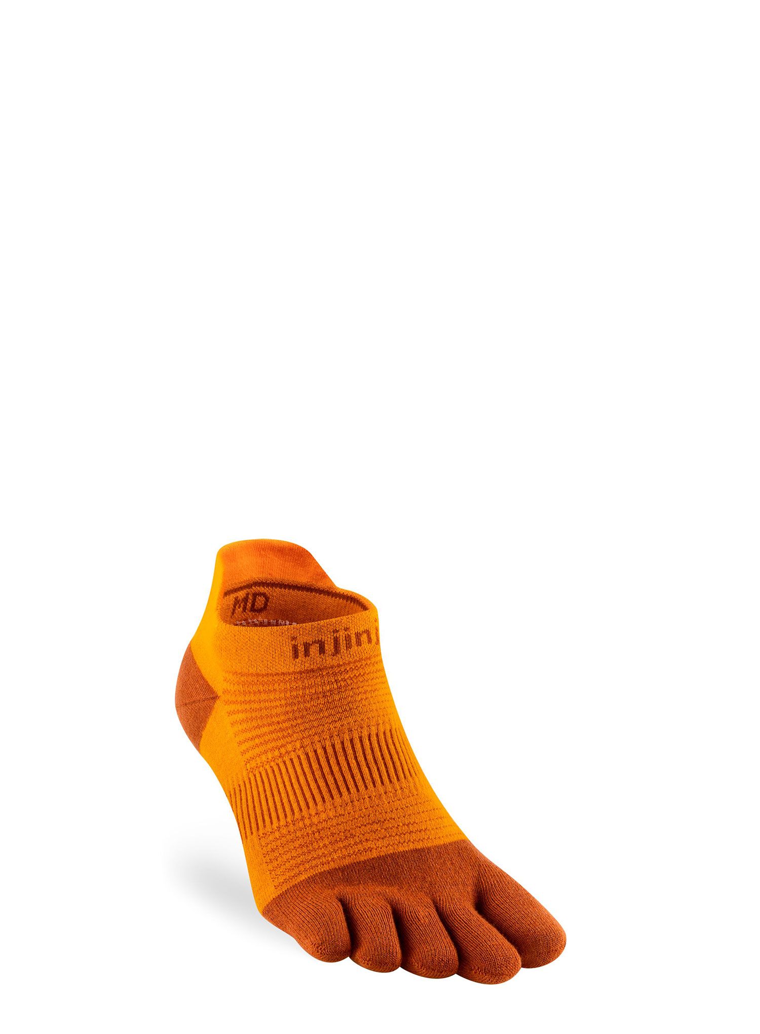 Tekaške nogavice Injinji Run Lightweight No-Show - campfire
