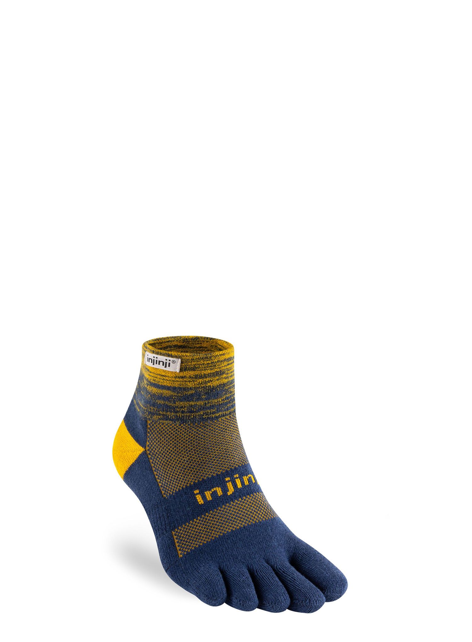 Tekaške nogavice Injinji Trail Midweight Mini-Crew - moonlit