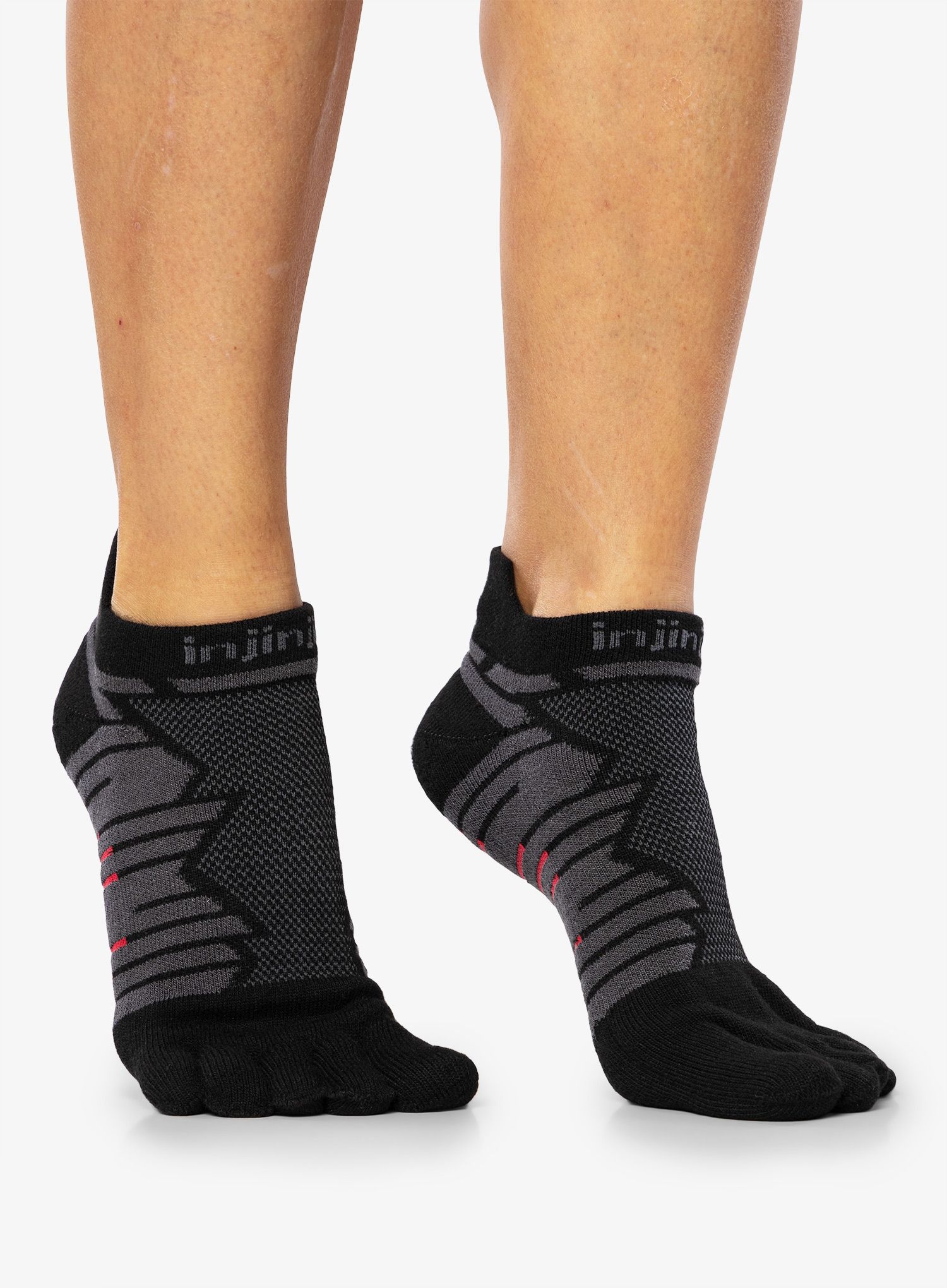 Tekaške nogavice Injinji Ultra Run No-Show - onyx
