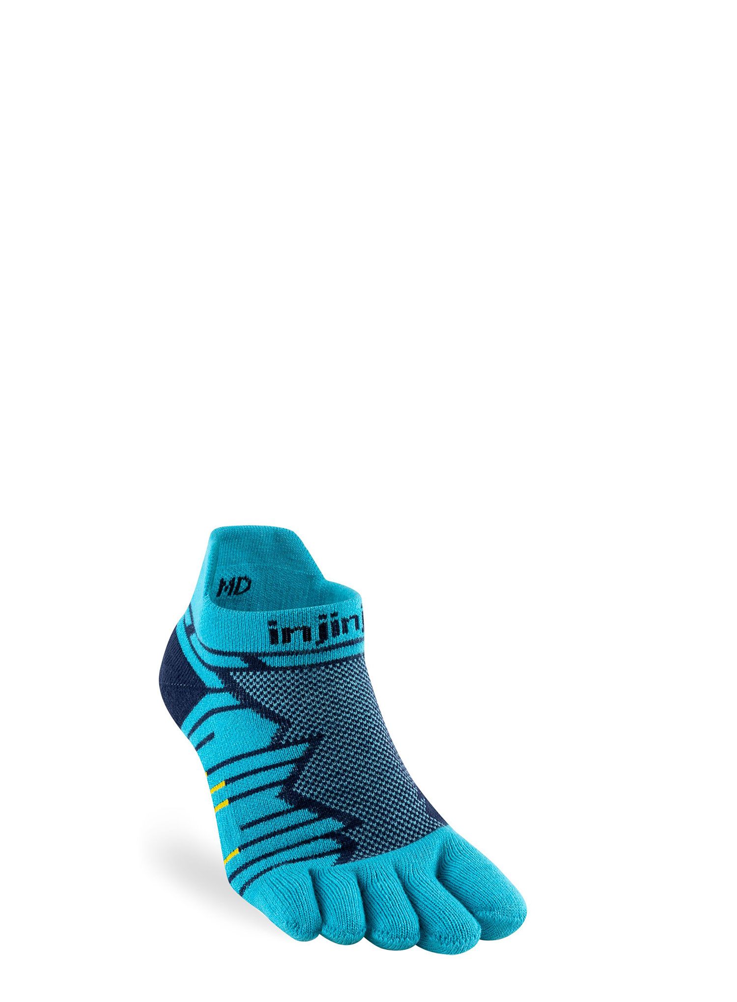 Tekaške nogavice Injinji Ultra Run No-Show - pacific blue