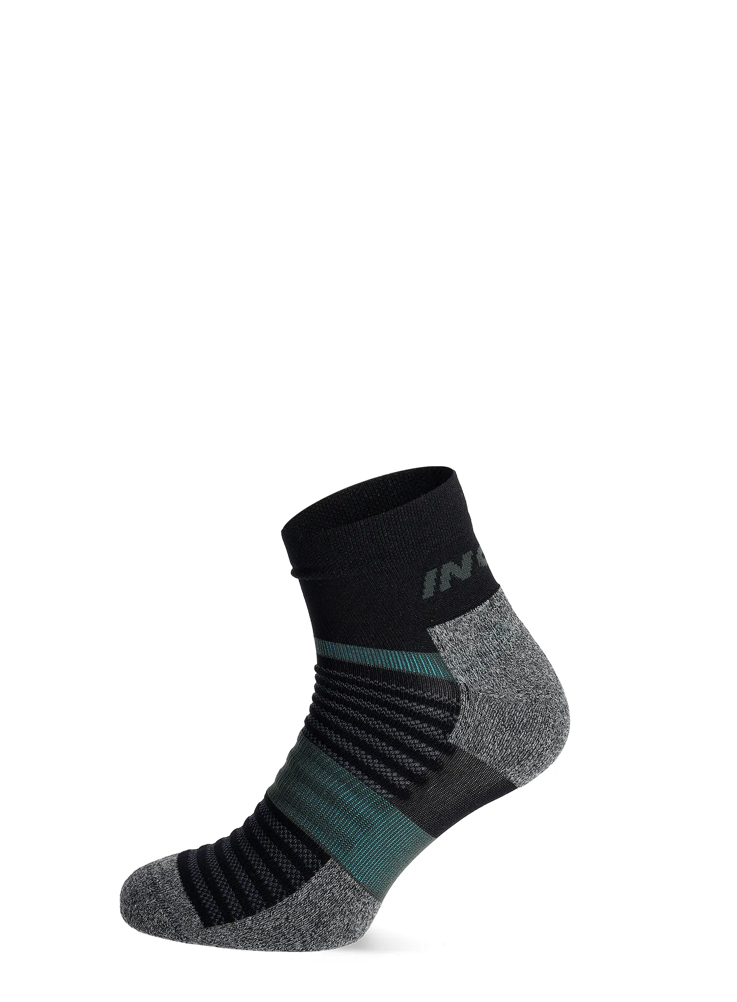 Tekaške nogavice Inov-8 Active Mid Sock - black