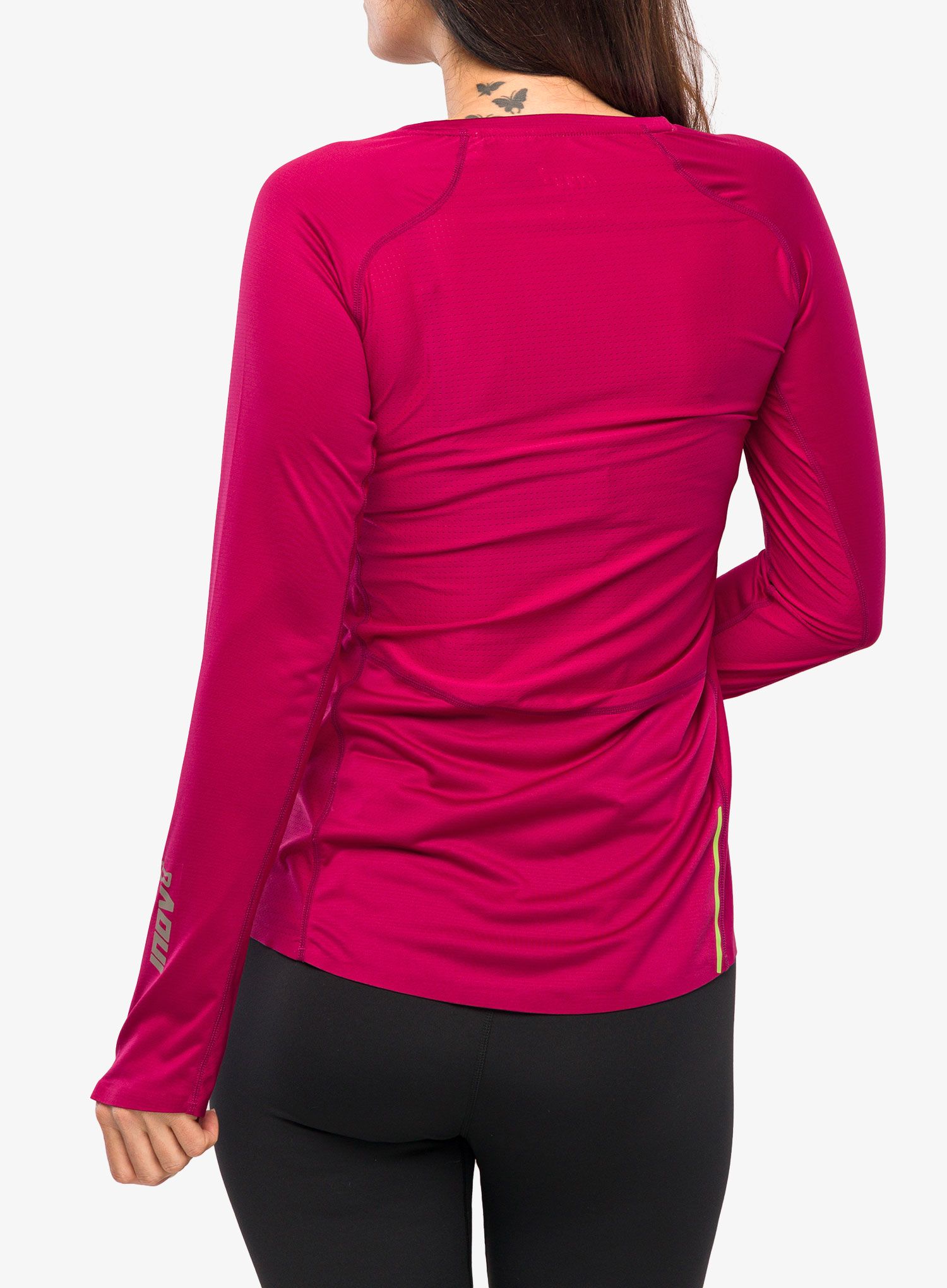 Ženska tekaška jopica Inov-8 Base Elite LS - pink