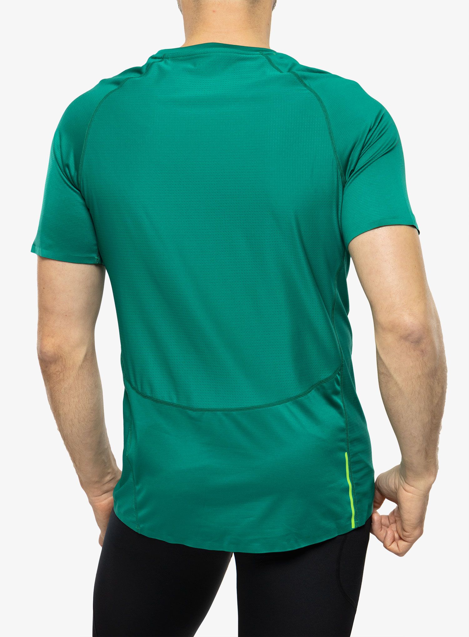 Tekaška majica Inov-8 Base Elite S/S - dark green