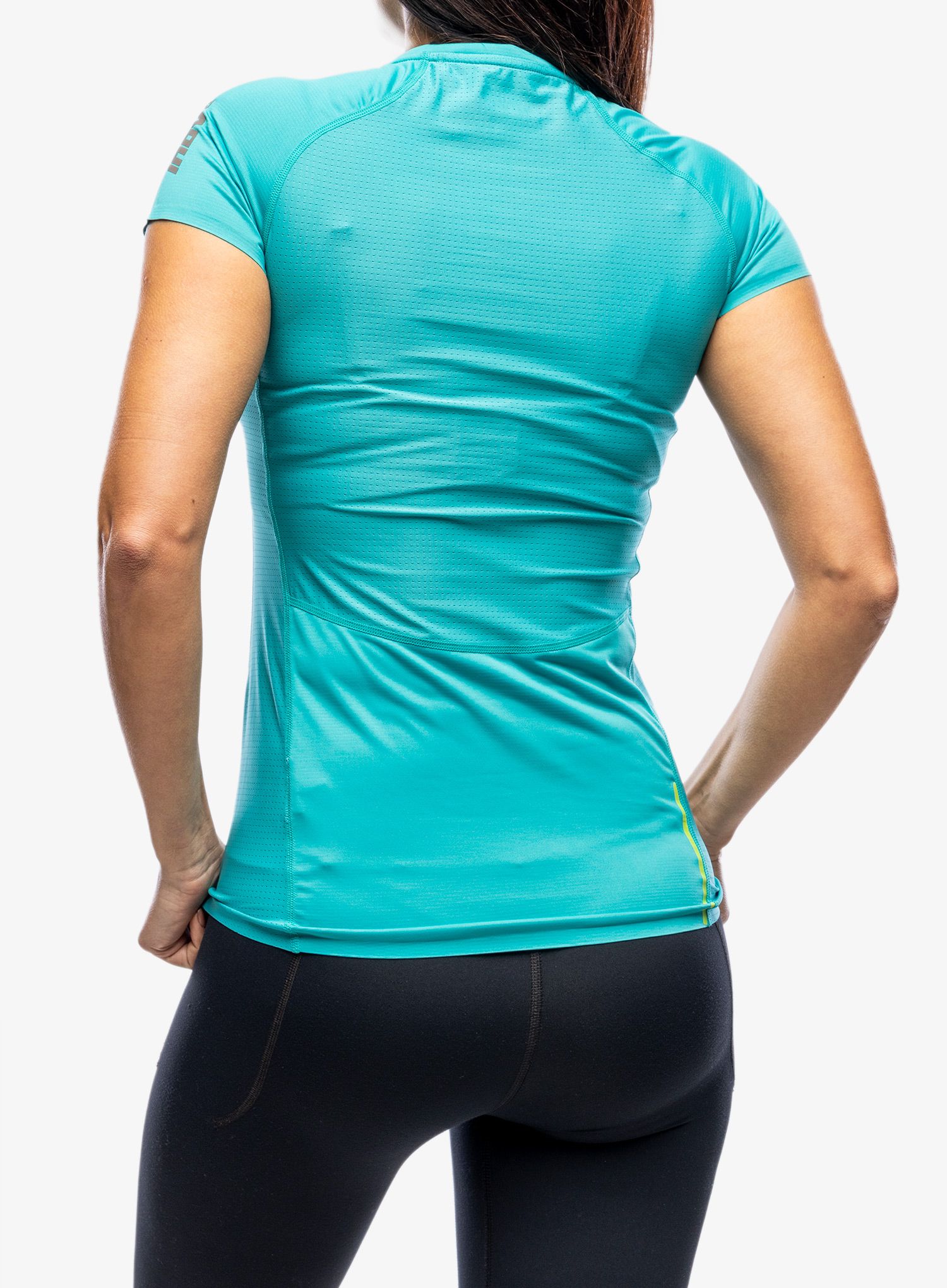 Ženska tekaška majica Inov-8 Base Elite S/S - teal