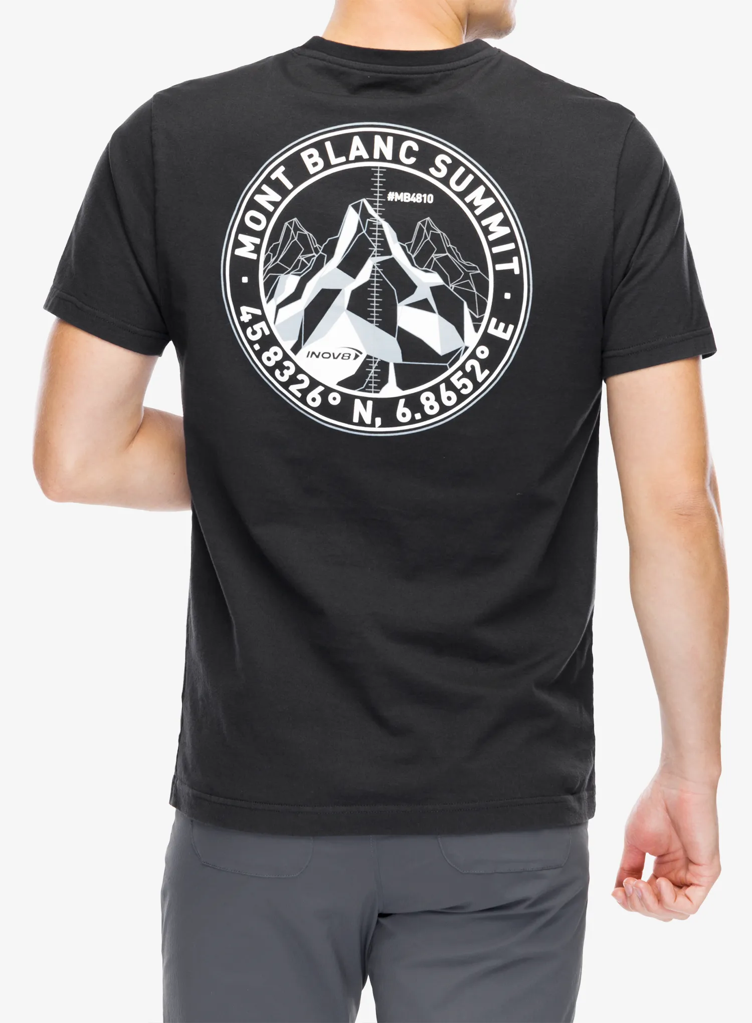 Majica s potiskom Inov-8 Graphic T-Shirt Mont Blanc - graphite