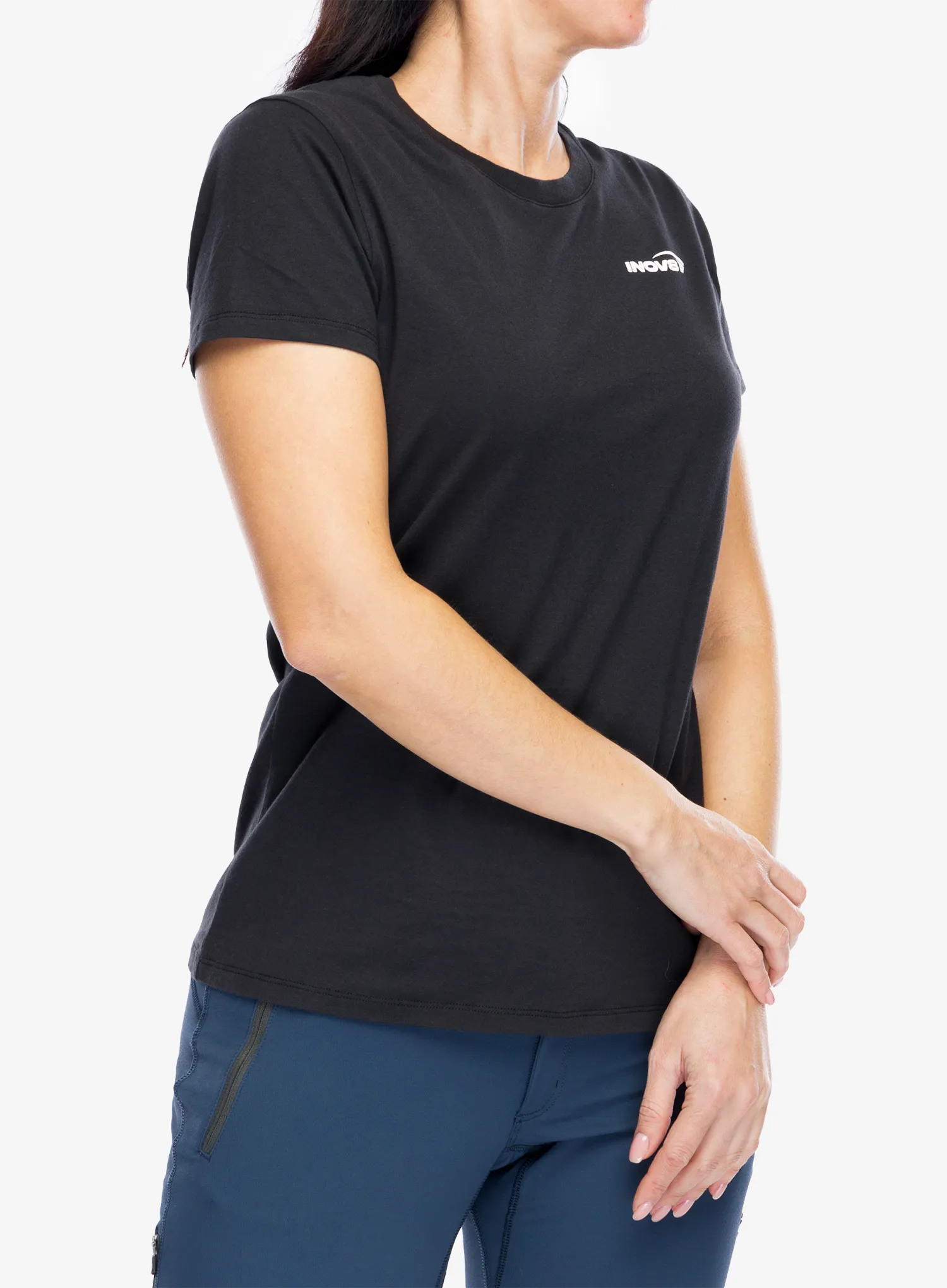 Ženska majica s potiskom Inov-8 Graphic T-Shirt Mont Blanc - graphite