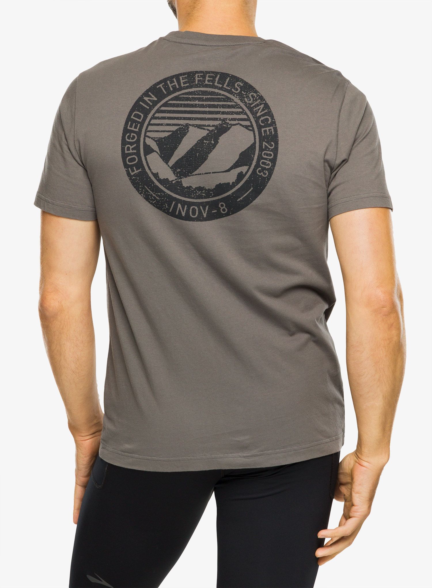 Majica s potiskom Inov-8 Graphic Tee SS 2003 - grey