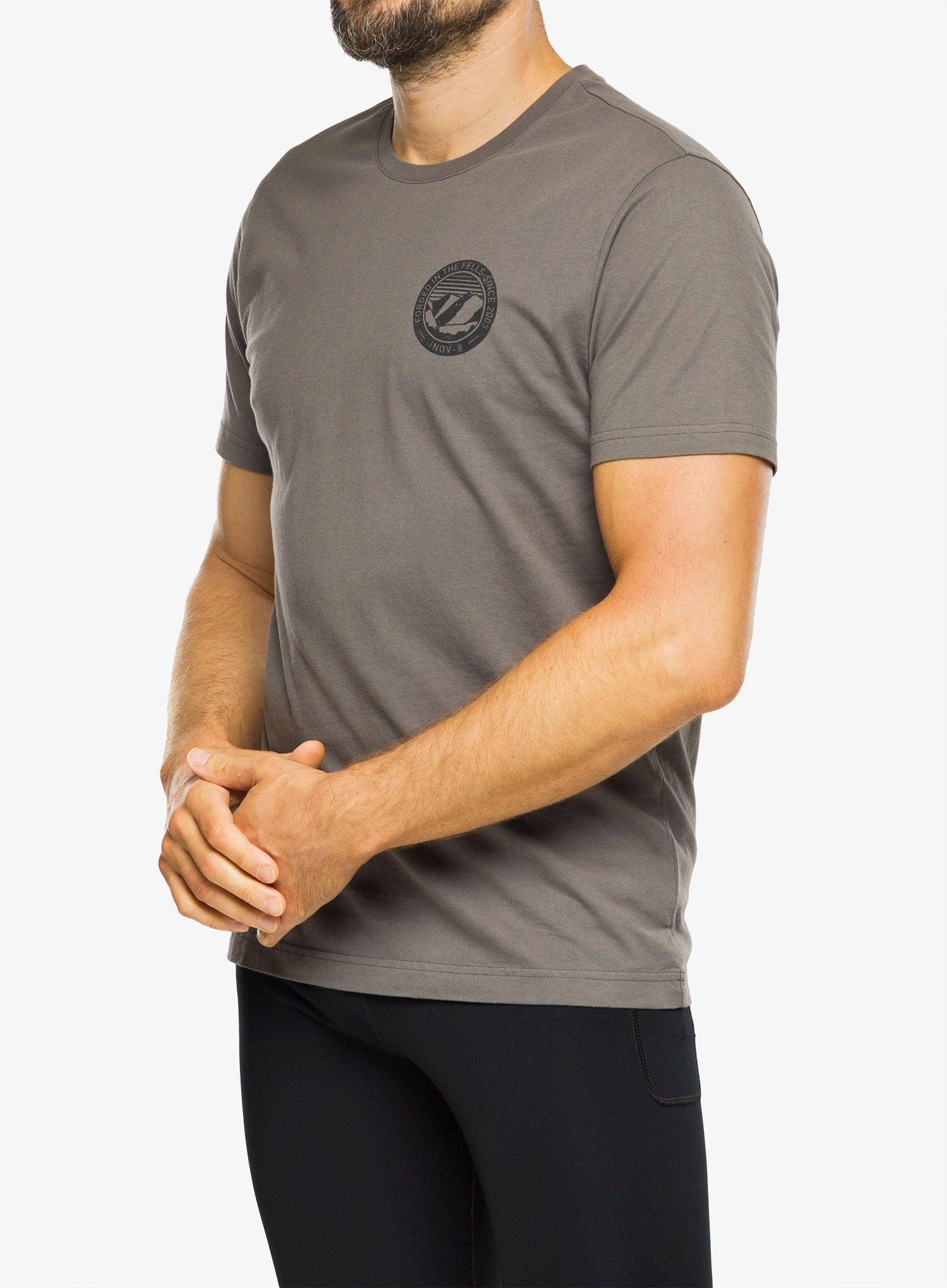 Majica s potiskom Inov-8 Graphic Tee SS 2003 - grey
