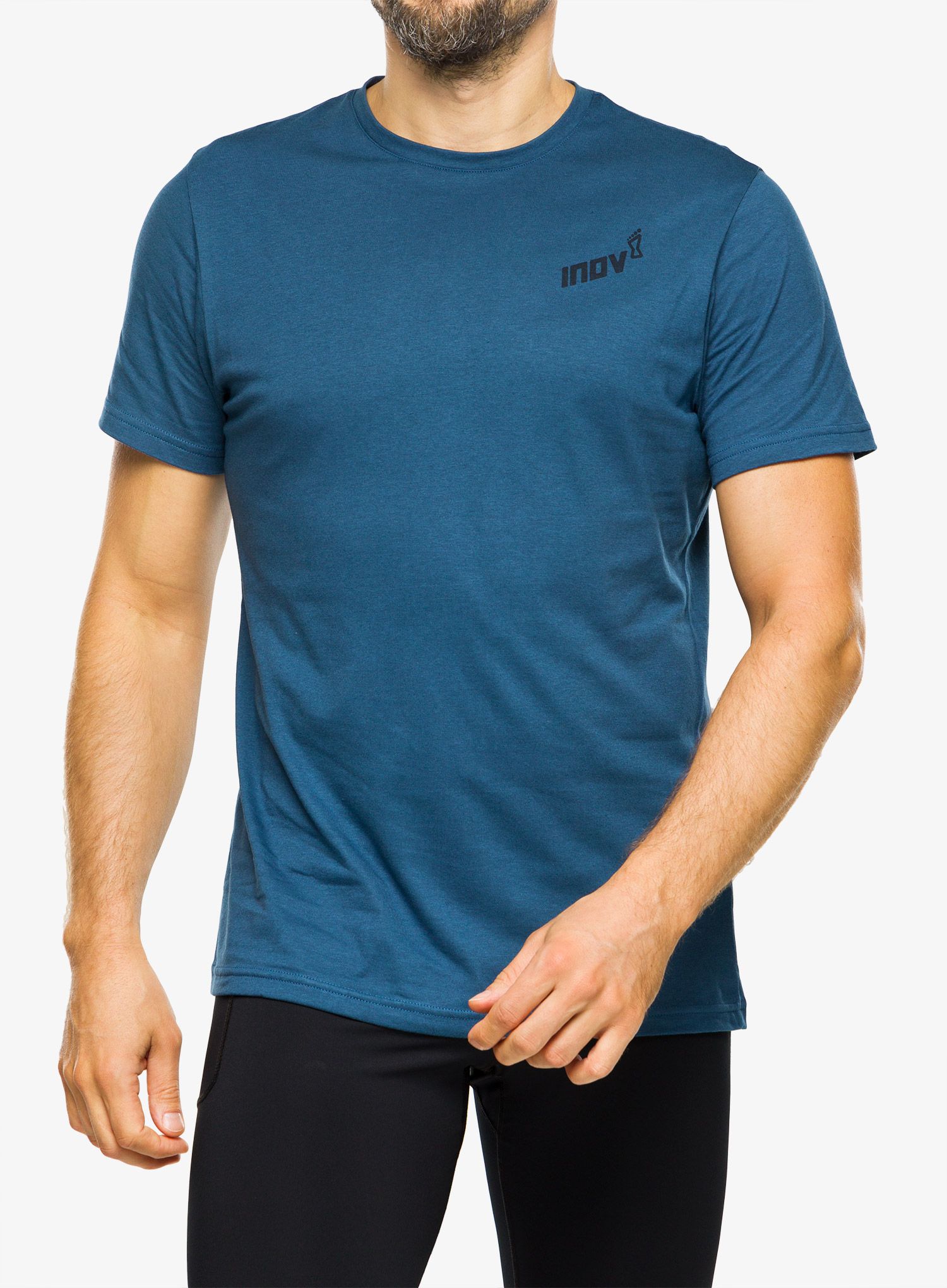Tekaška majica Inov-8 Graphic Tee SS Forged - navy