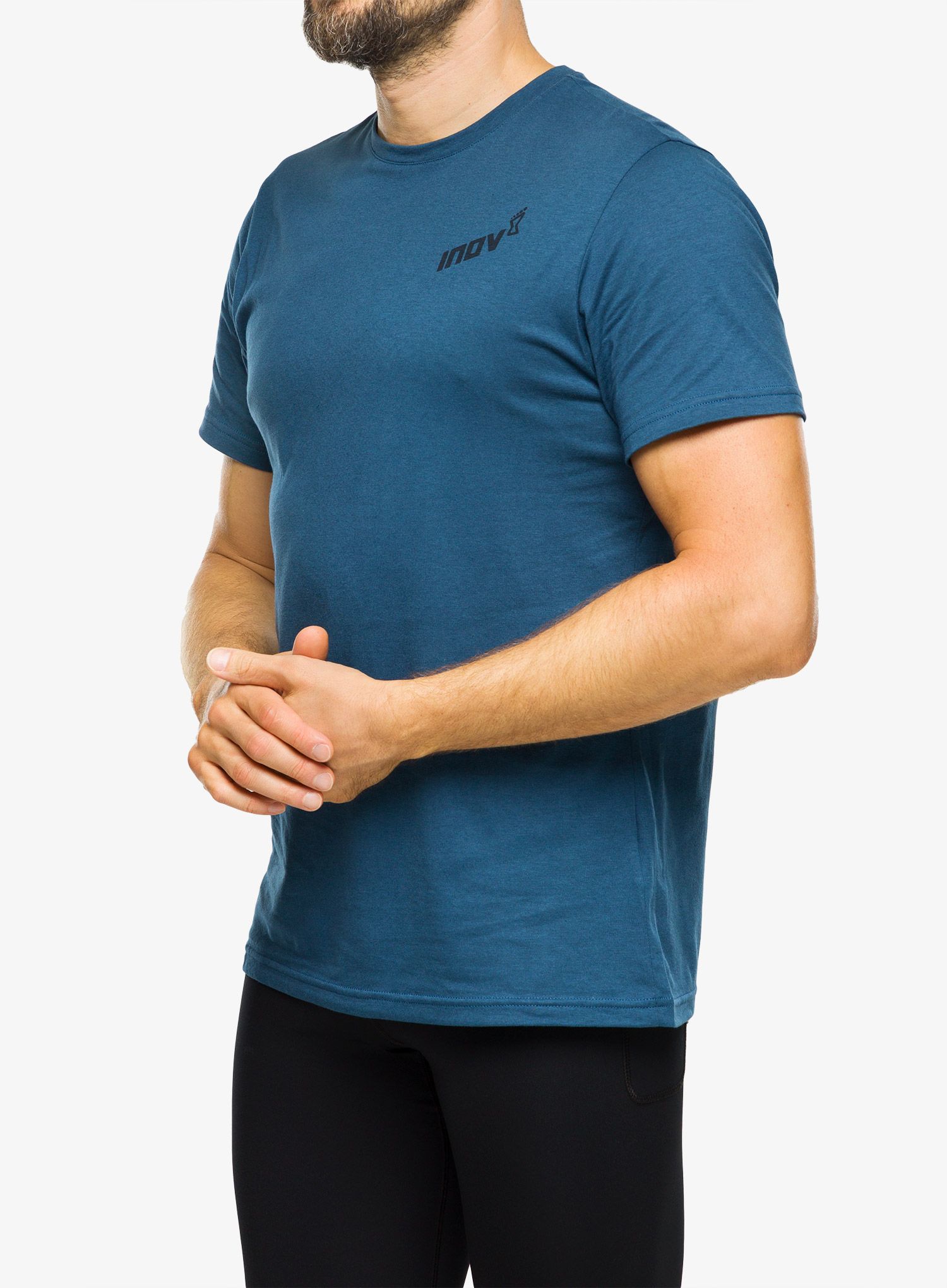 Tekaška majica Inov-8 Graphic Tee SS Forged - navy
