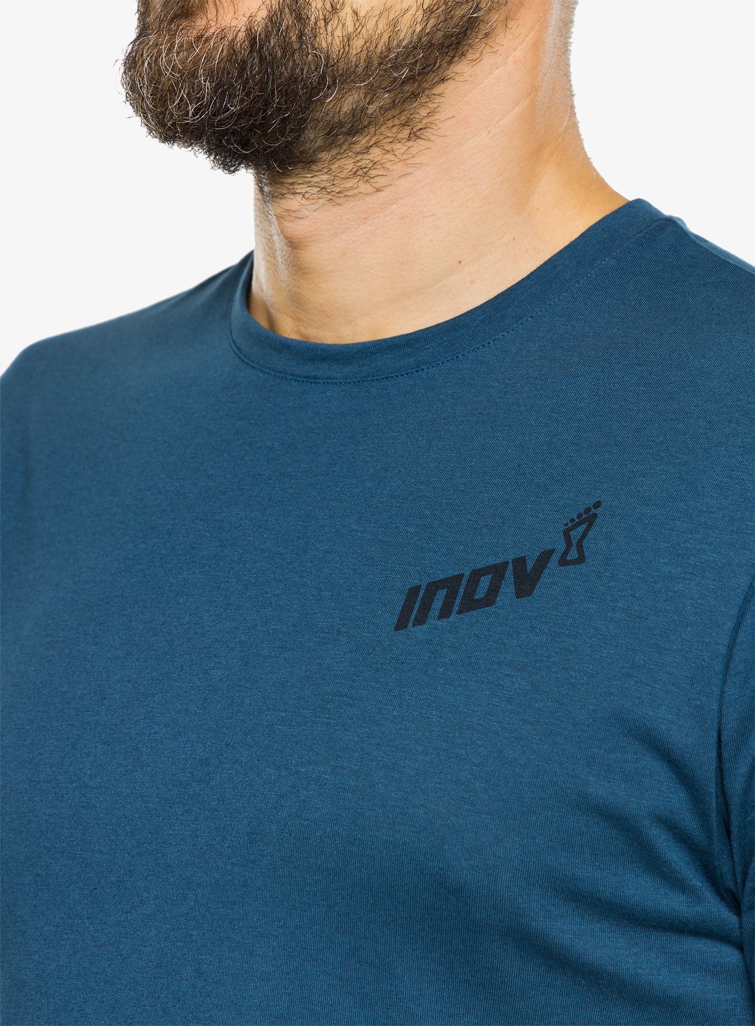 Tekaška majica Inov-8 Graphic Tee SS Forged - navy
