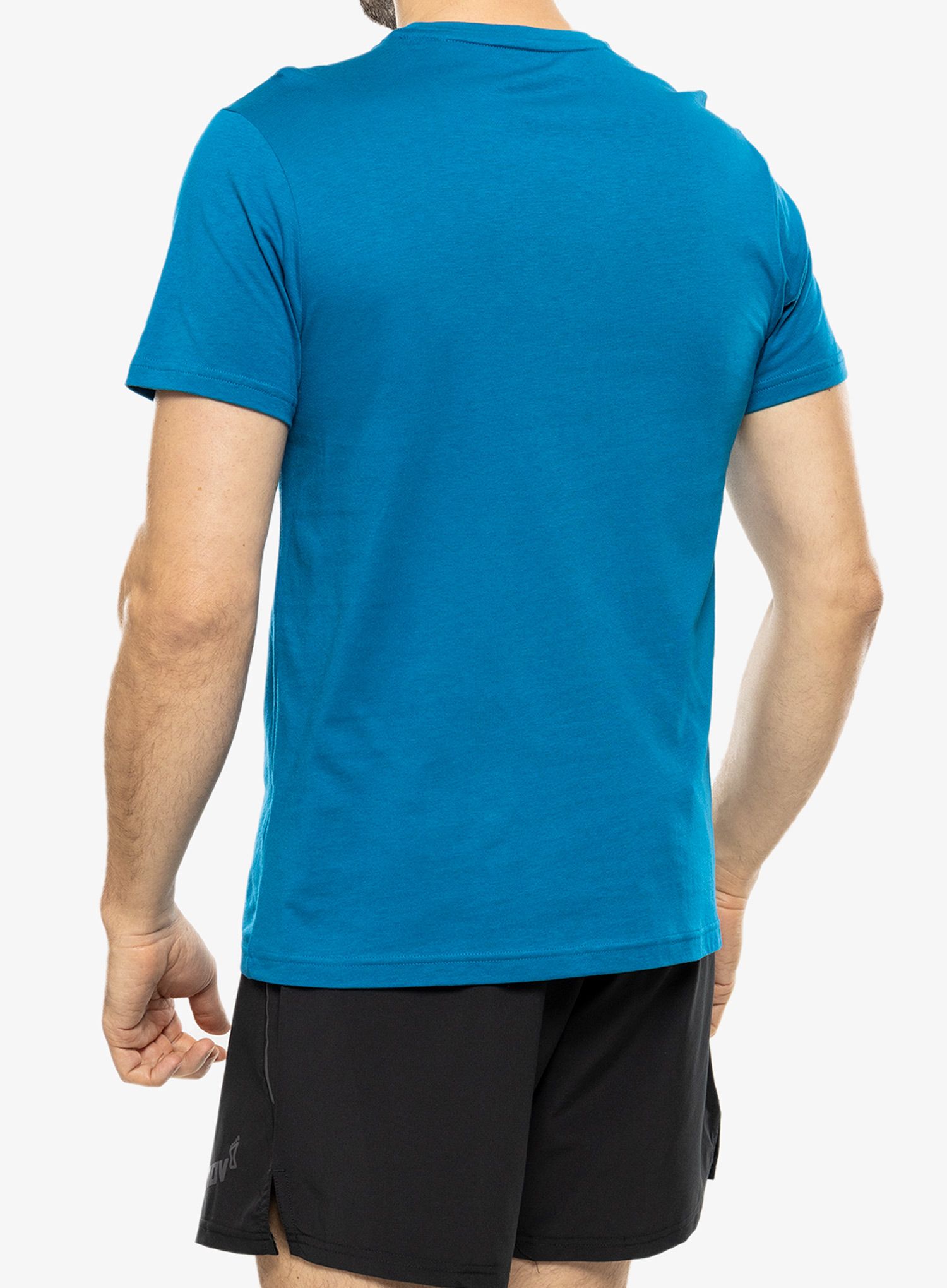 Bombažna majica Inov-8 Graphic Tee SS Helvellyn - blue