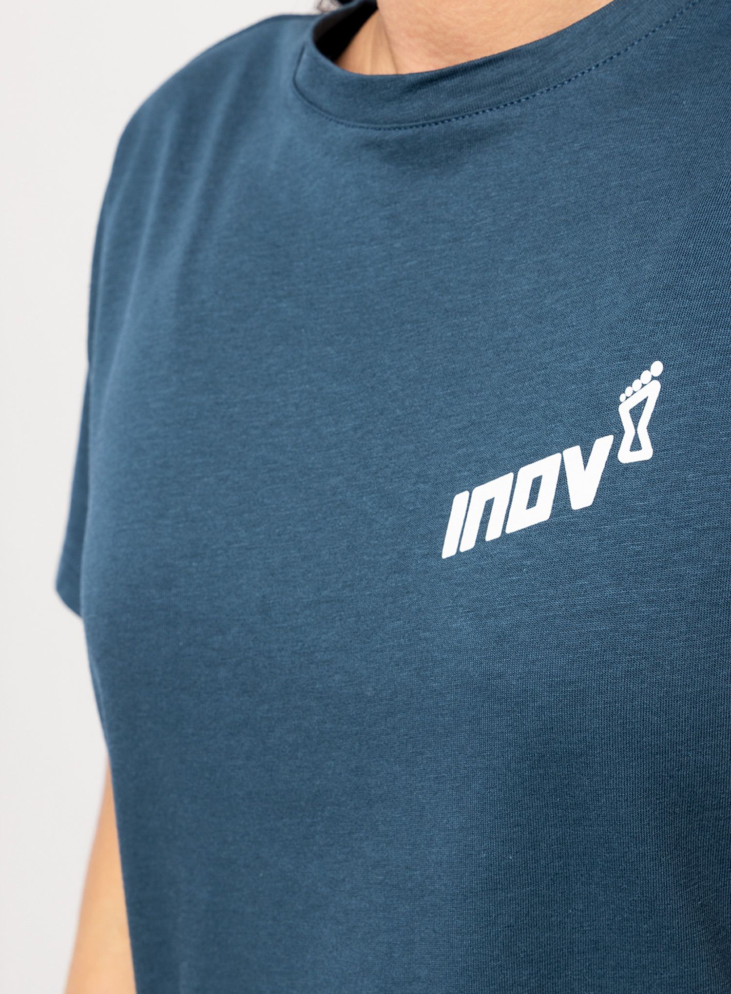 Ženska majica Inov-8 Graphic Tee SS Skiddaw - navy