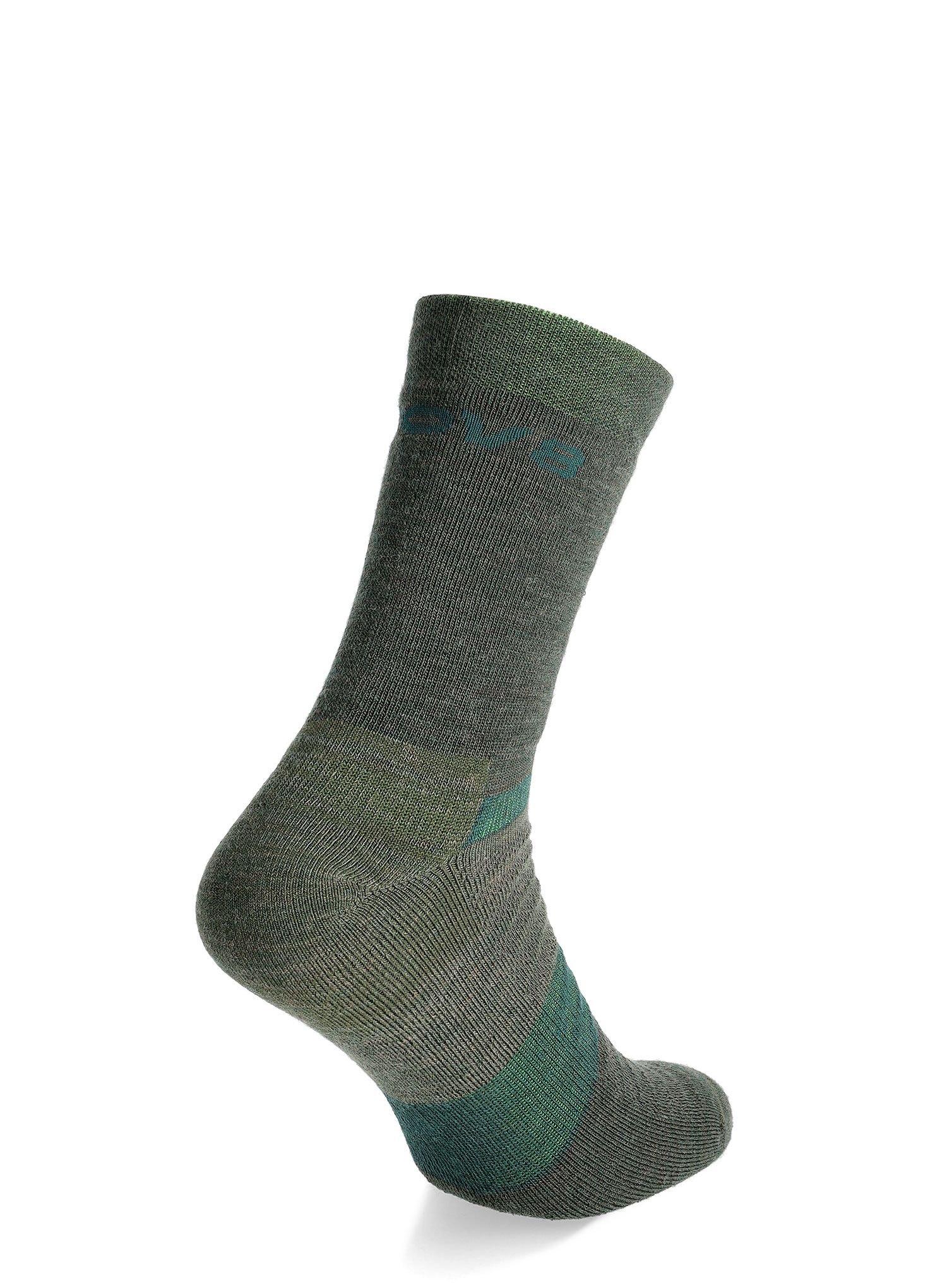Merino nogavice Inov-8 Merino High - dark green/melange