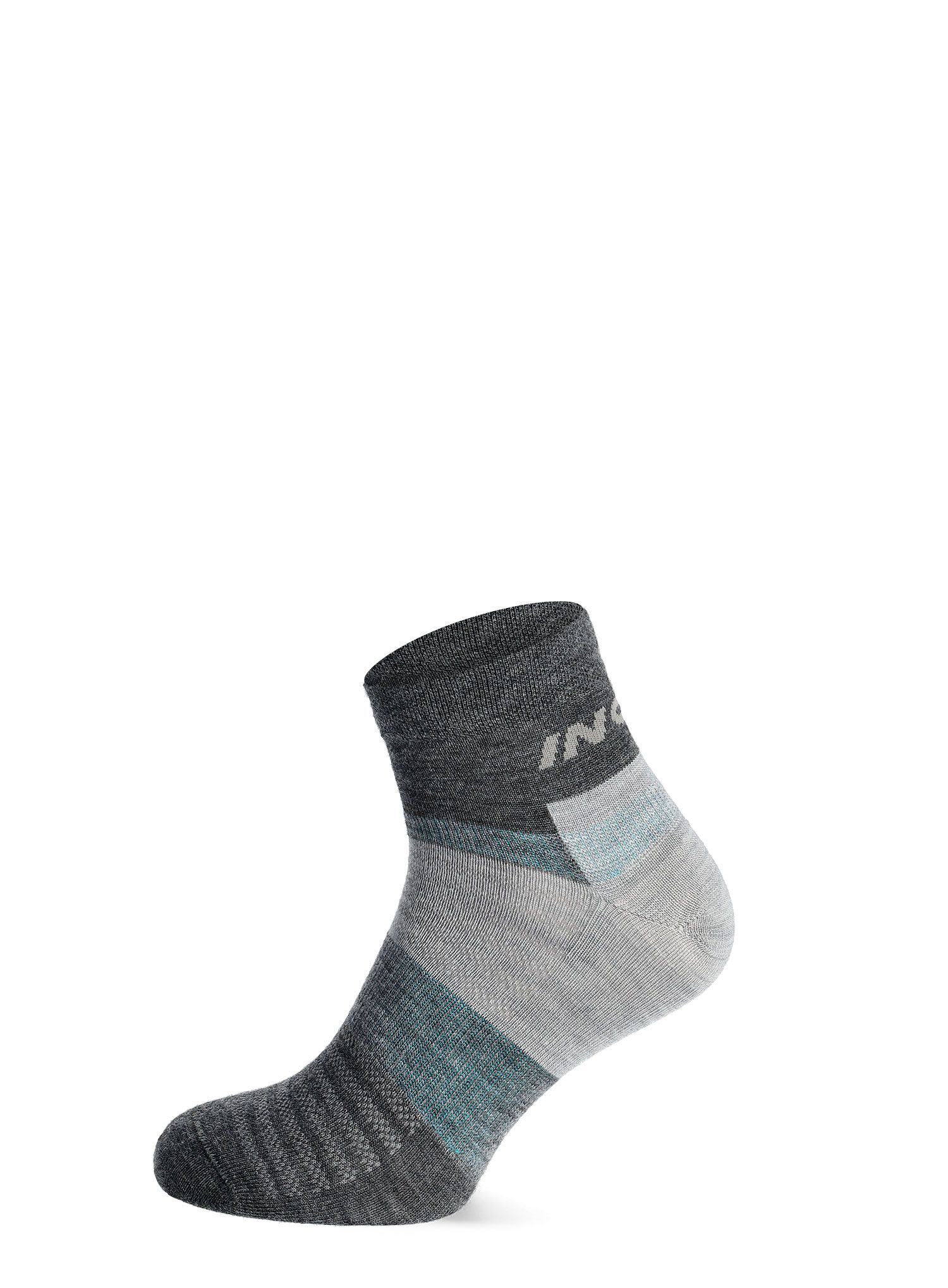 Merino nogavice Inov-8 Merino Lite Mid Sock - grey melange